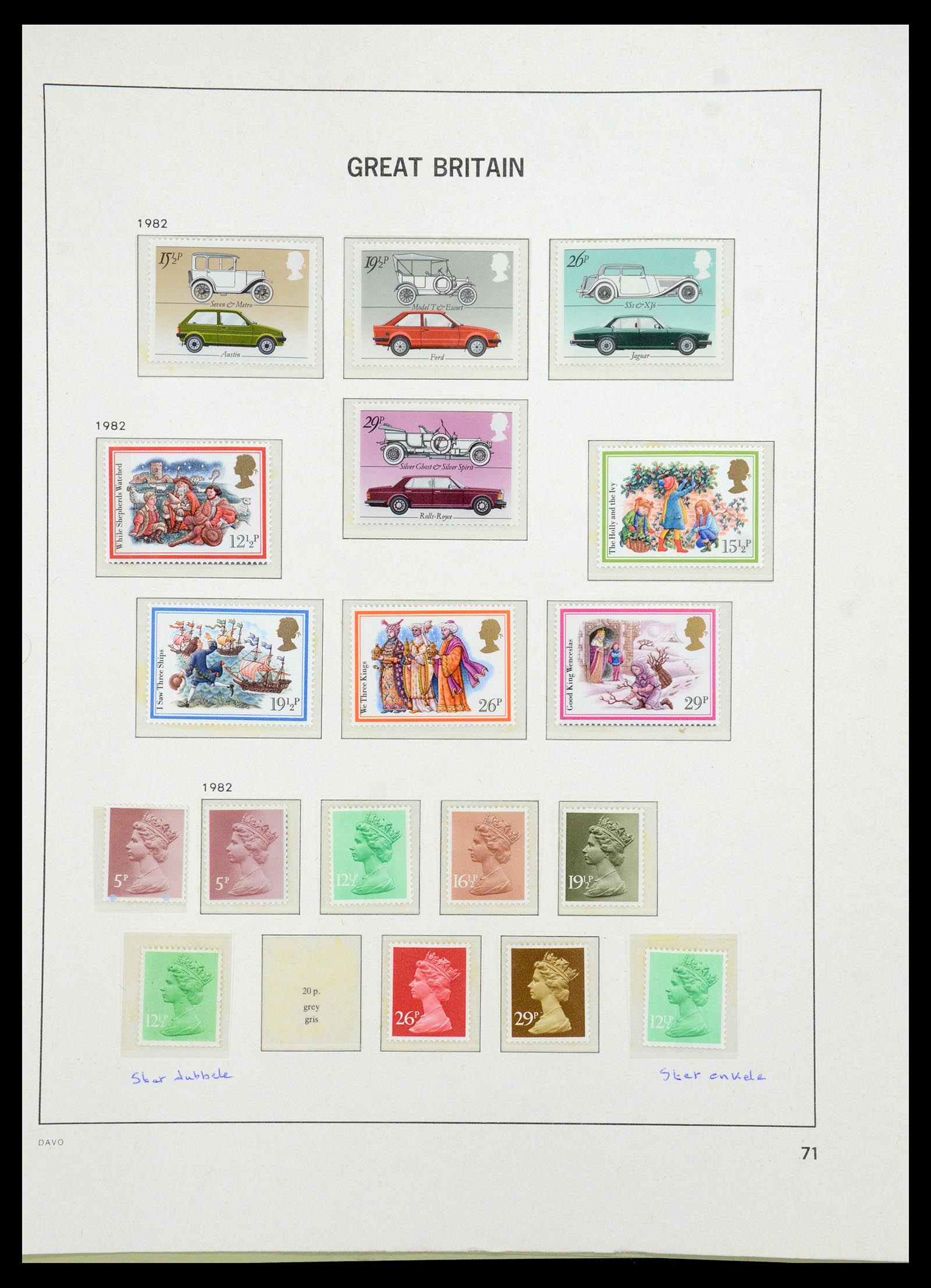 35481 080 - Postzegelverzameling 35481 Engeland 1840-1991.