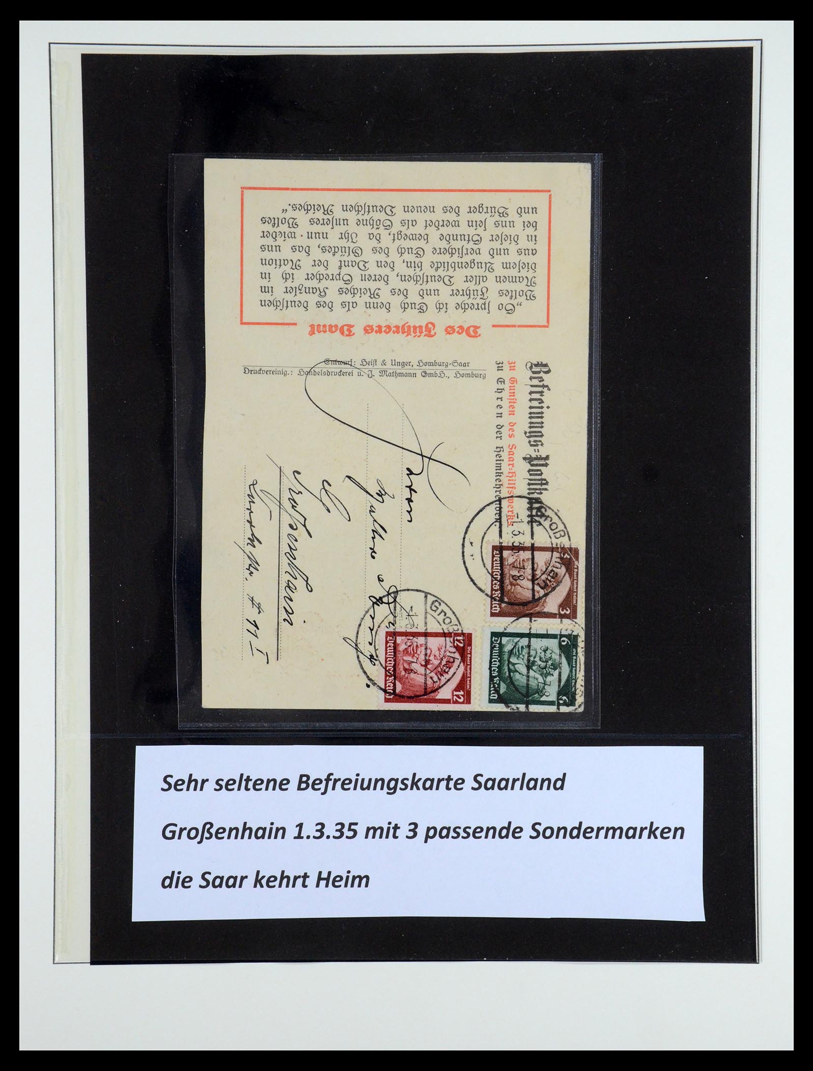 35485 129 - Stamp Collection 35485 Germany Propaganda Cards.