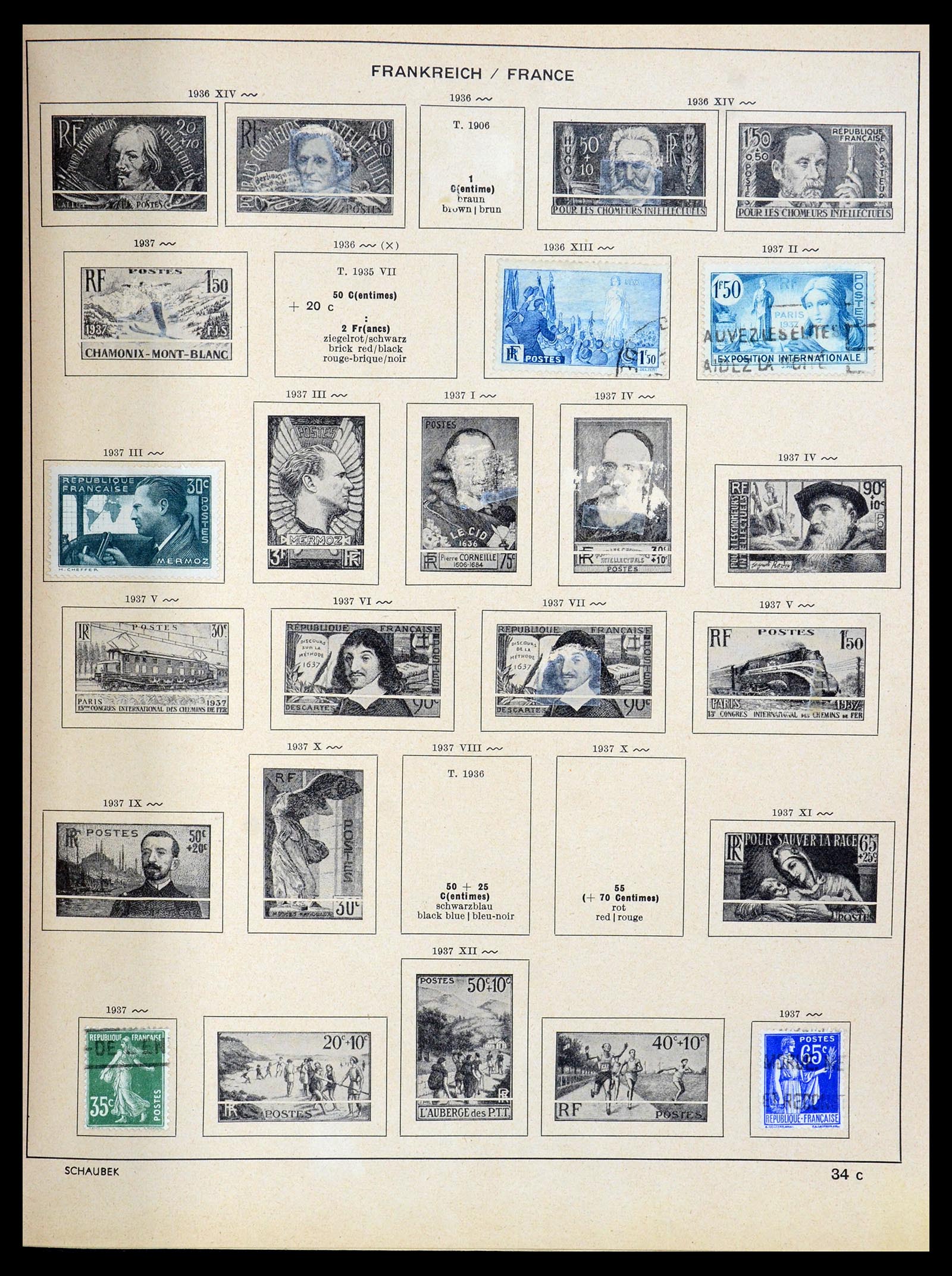 35504 049 - Postzegelverzameling 35504 Wereld 1850-1939.