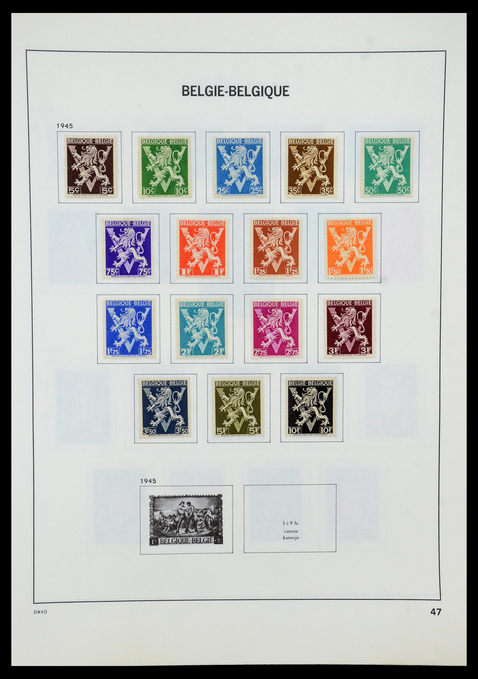 35536 064 - Postzegelverzameling 35536 België 1849-1970.
