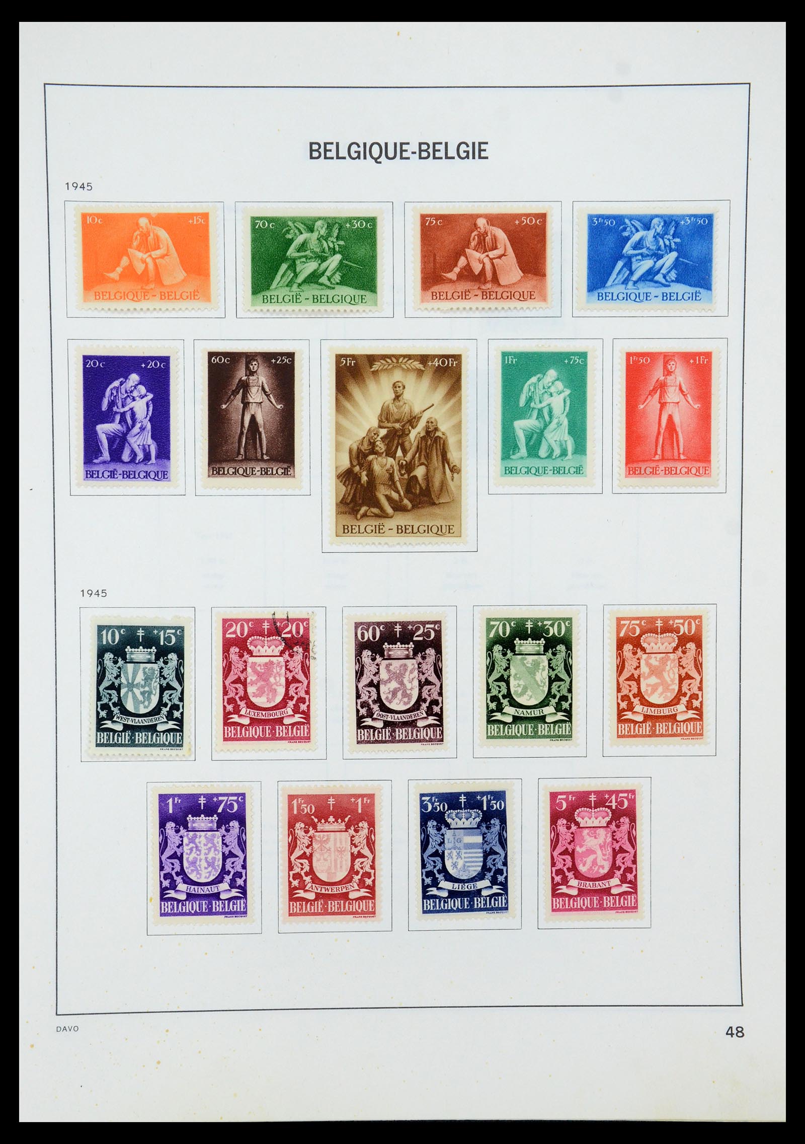 35536 065 - Postzegelverzameling 35536 België 1849-1970.