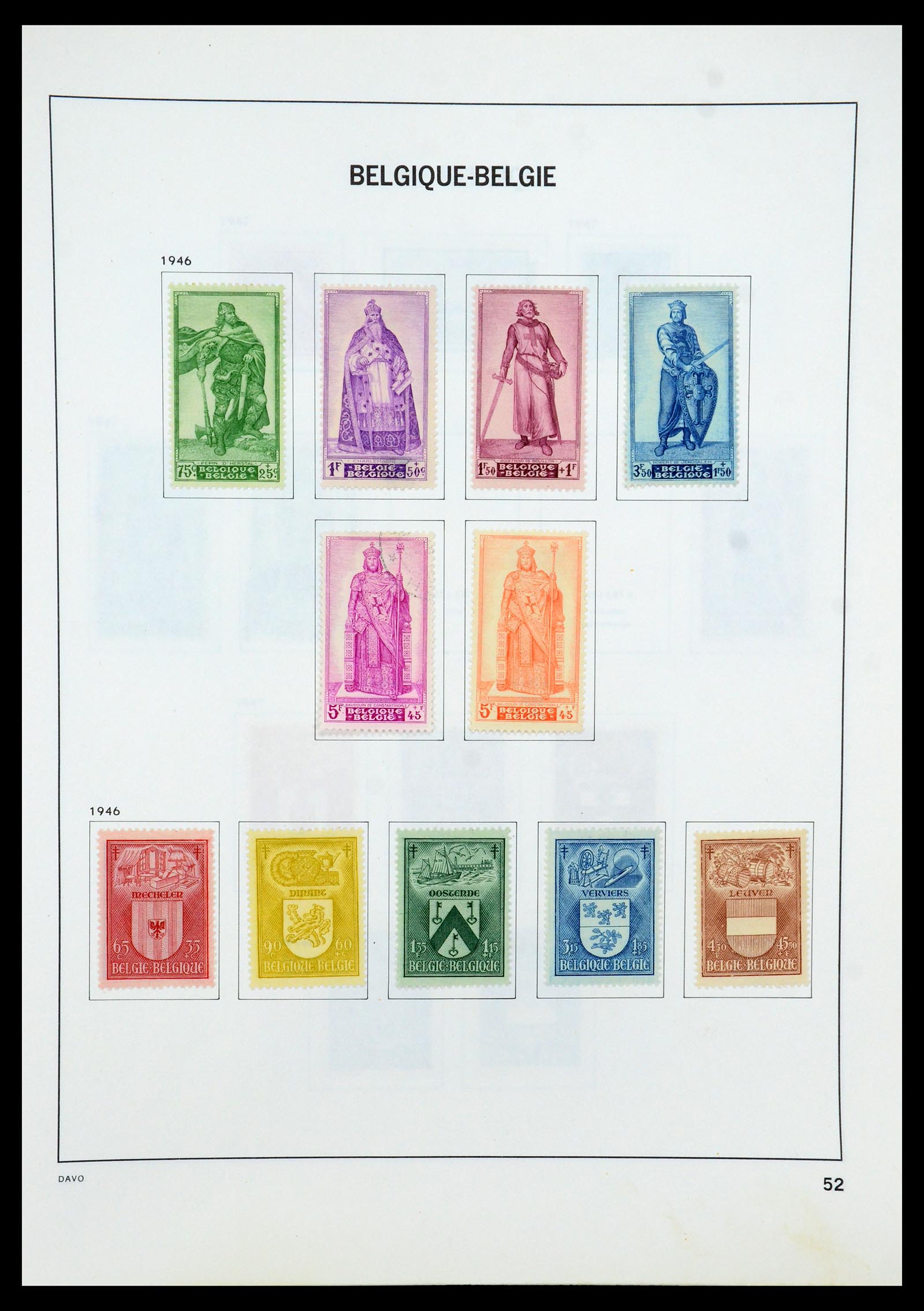 35536 069 - Postzegelverzameling 35536 België 1849-1970.