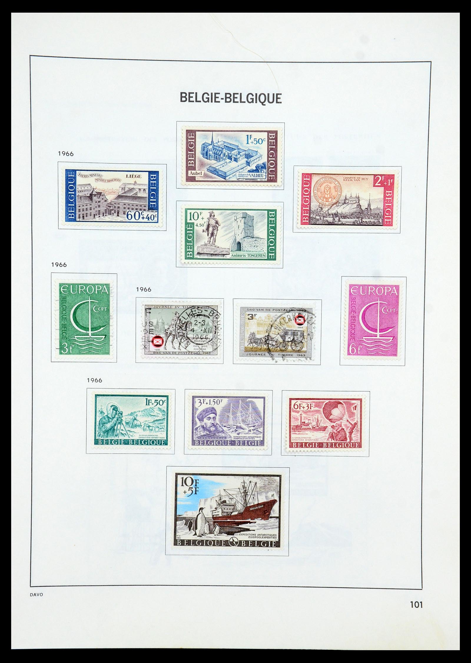 35536 126 - Postzegelverzameling 35536 België 1849-1970.