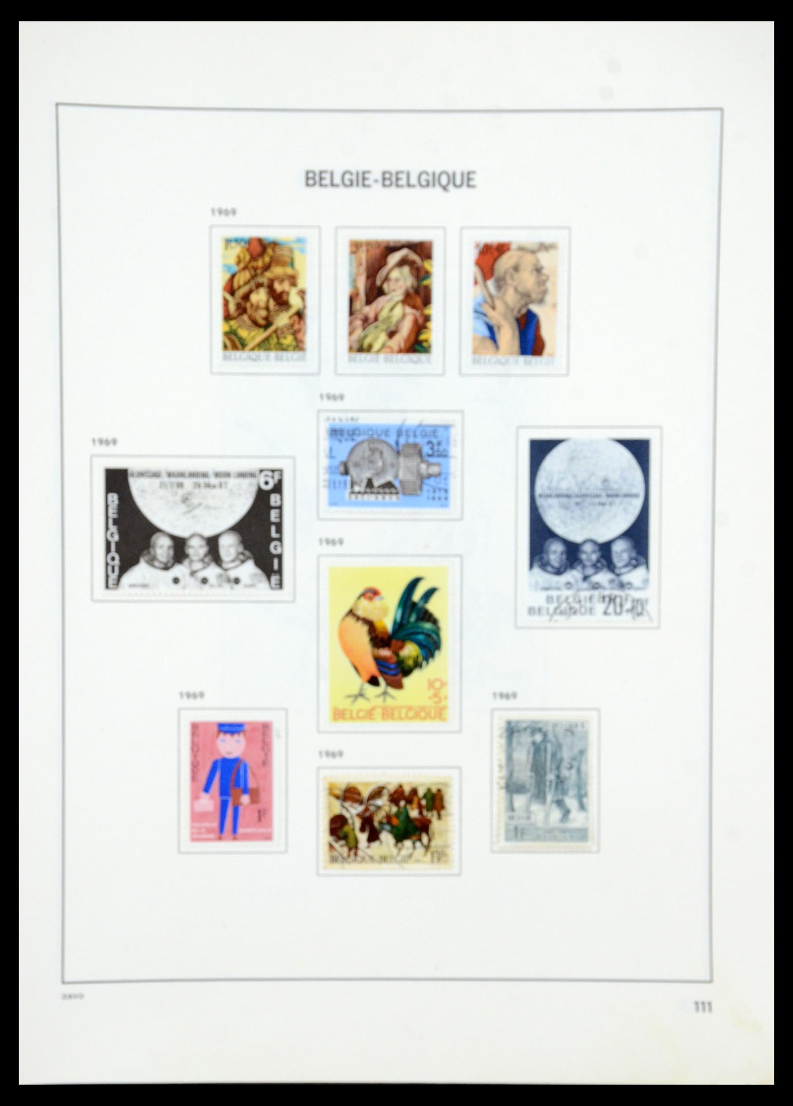 35536 138 - Postzegelverzameling 35536 België 1849-1970.