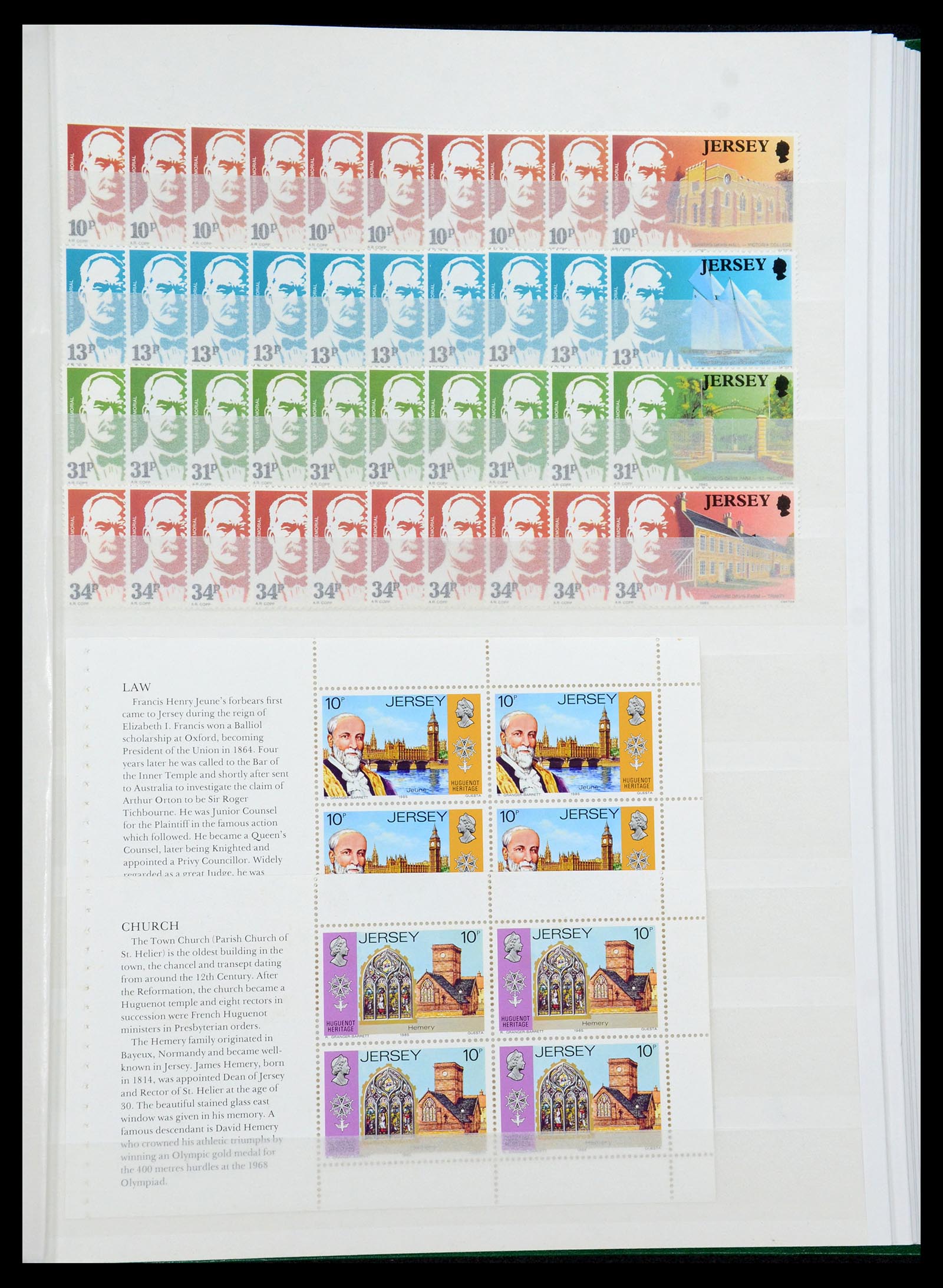 35537 107 - Postzegelverzameling 35537 Jersey 1941-2016!