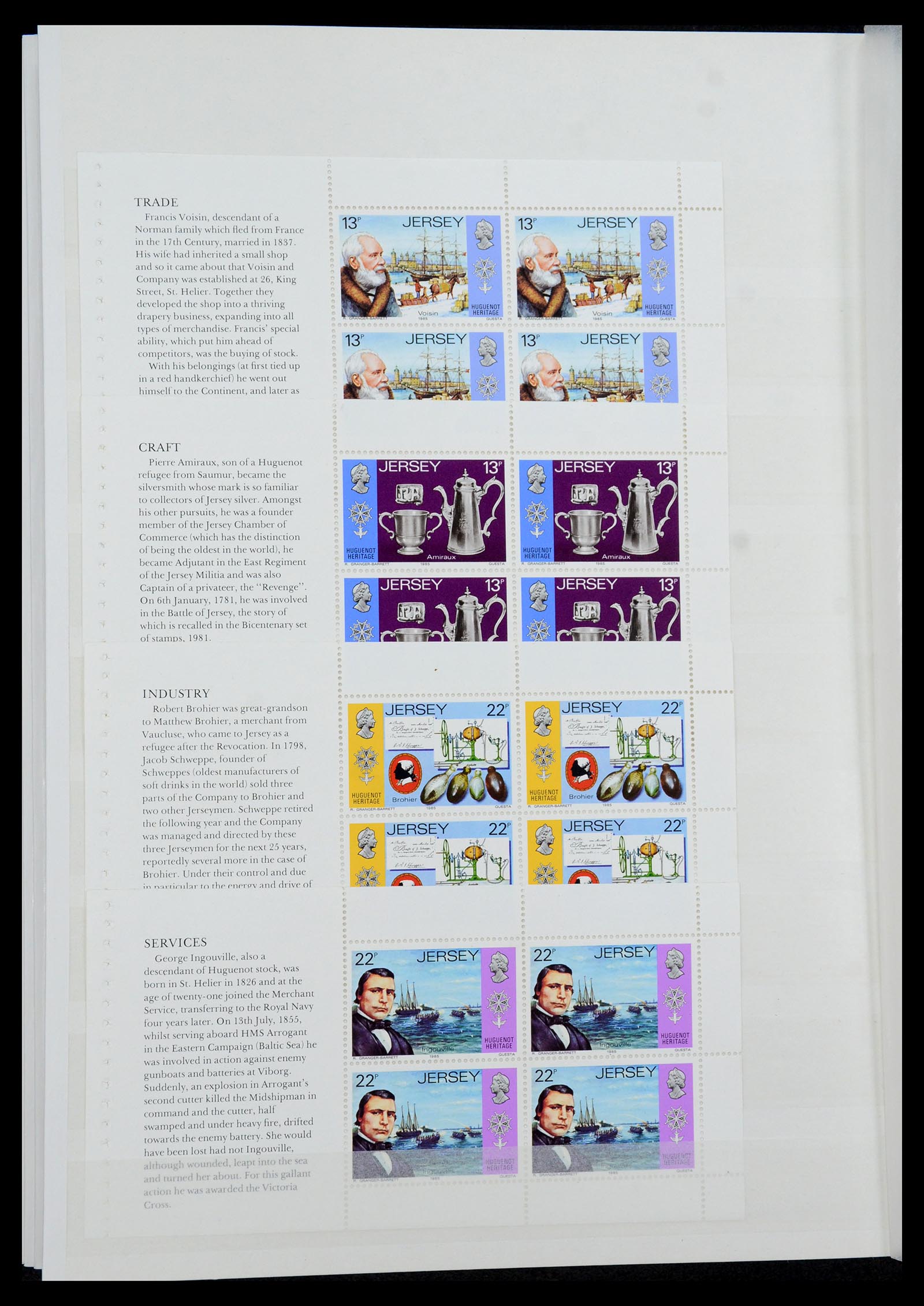 35537 108 - Postzegelverzameling 35537 Jersey 1941-2016!