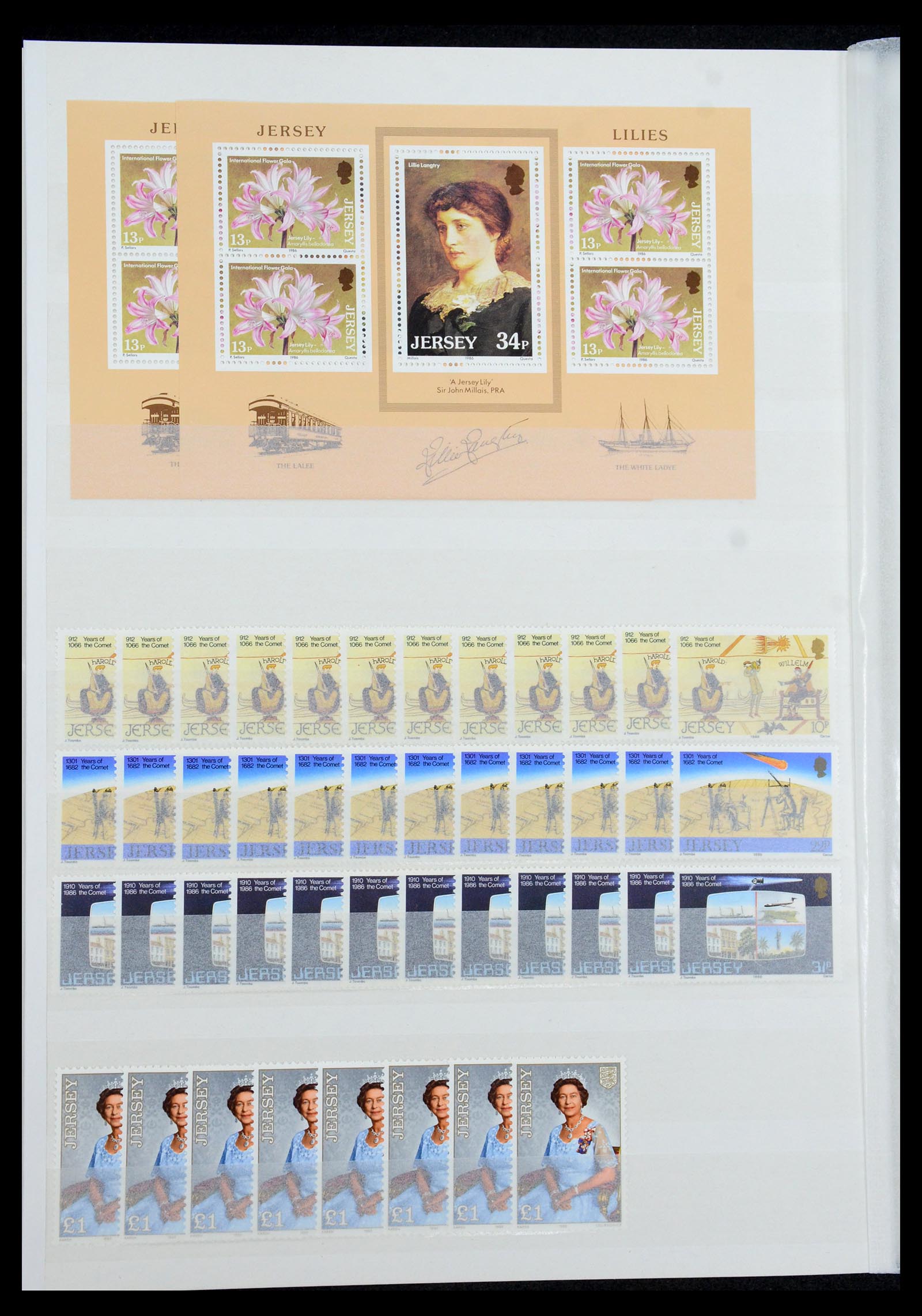 35537 110 - Postzegelverzameling 35537 Jersey 1941-2016!