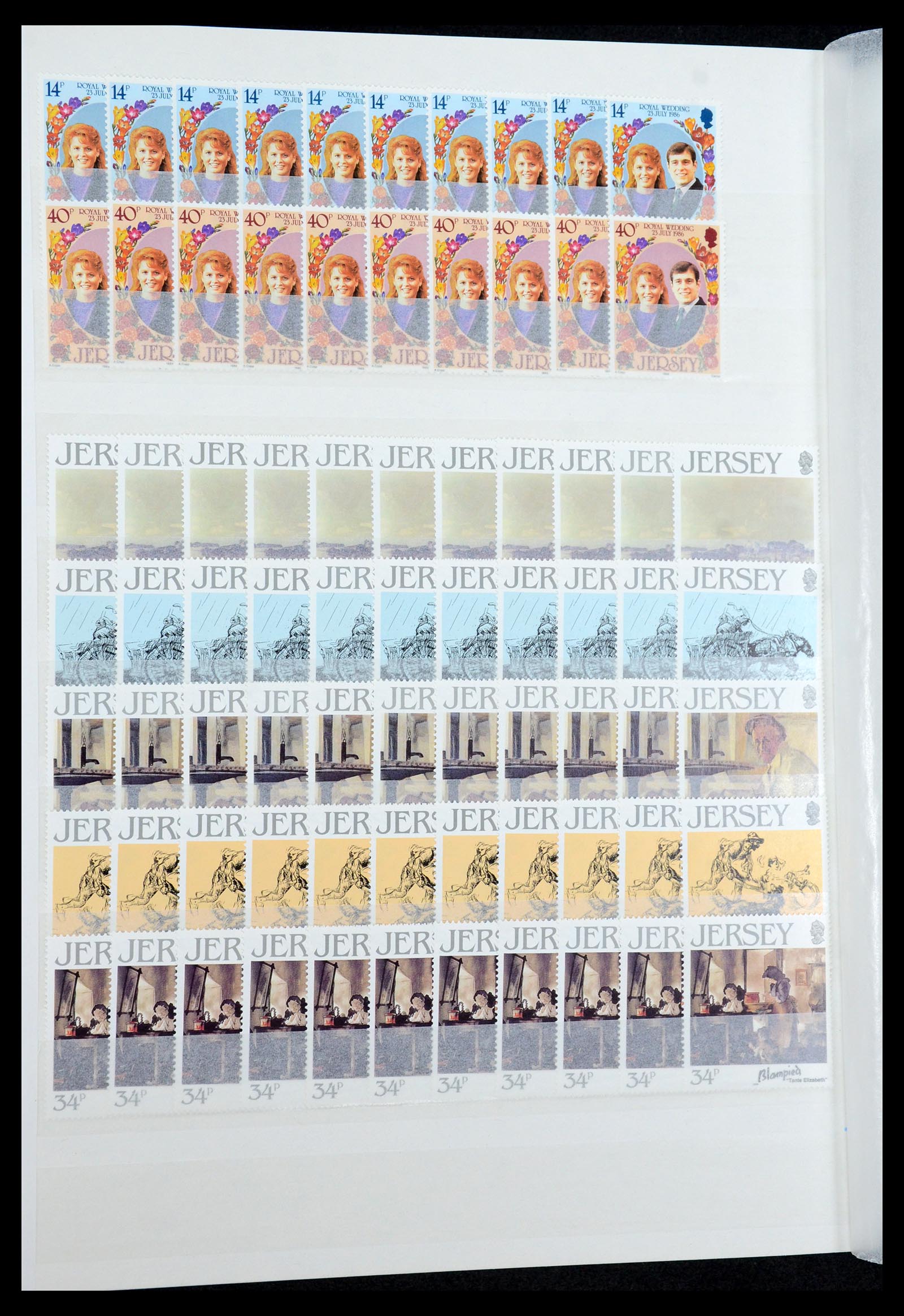 35537 112 - Postzegelverzameling 35537 Jersey 1941-2016!