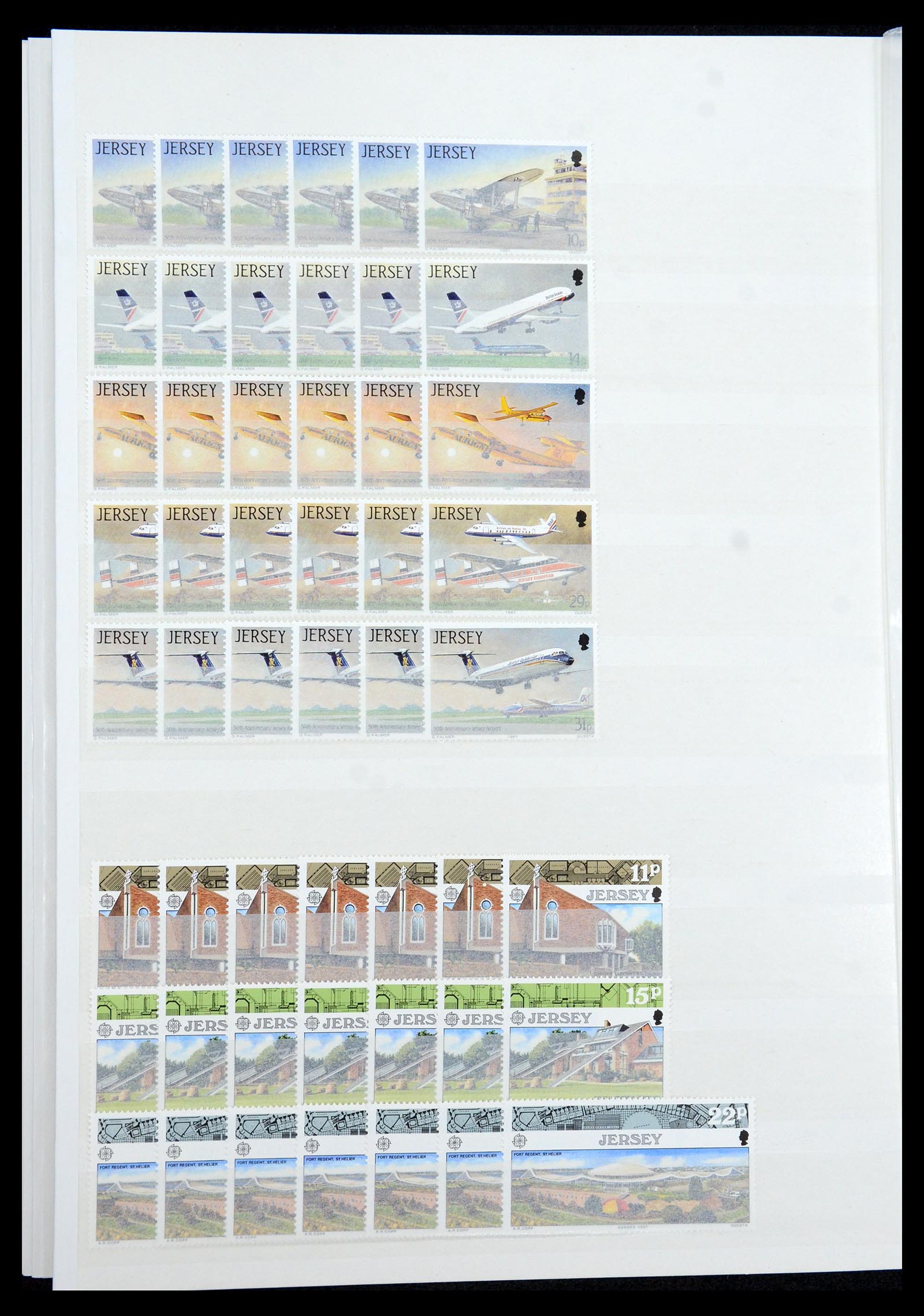 35537 114 - Postzegelverzameling 35537 Jersey 1941-2016!