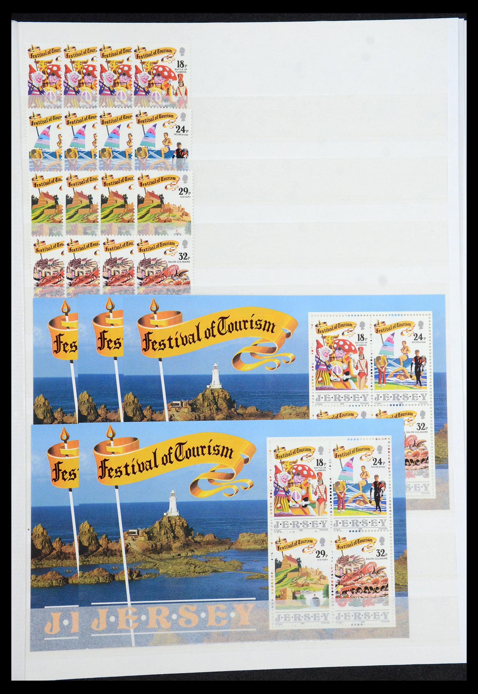 35537 131 - Postzegelverzameling 35537 Jersey 1941-2016!