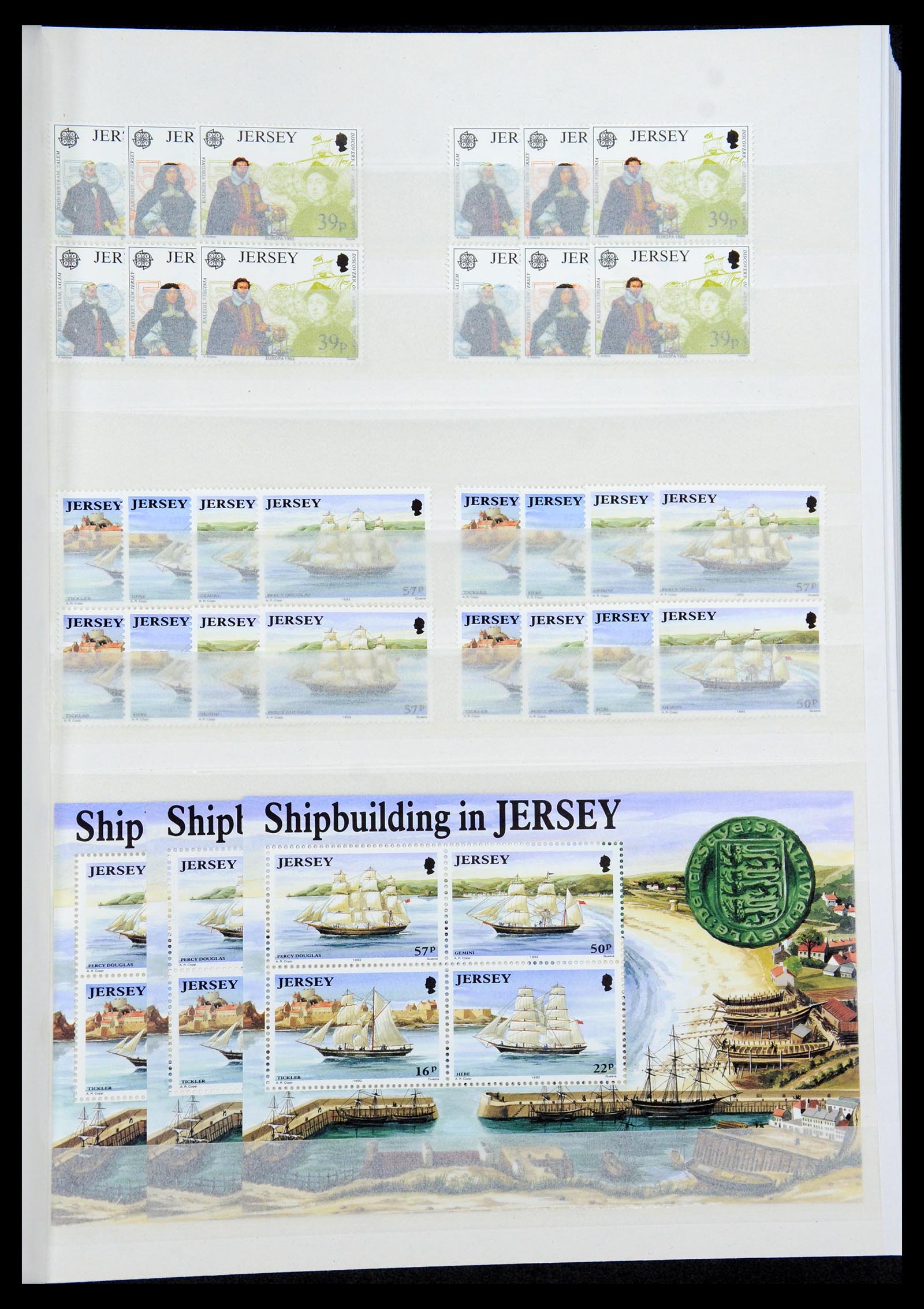 35537 137 - Postzegelverzameling 35537 Jersey 1941-2016!