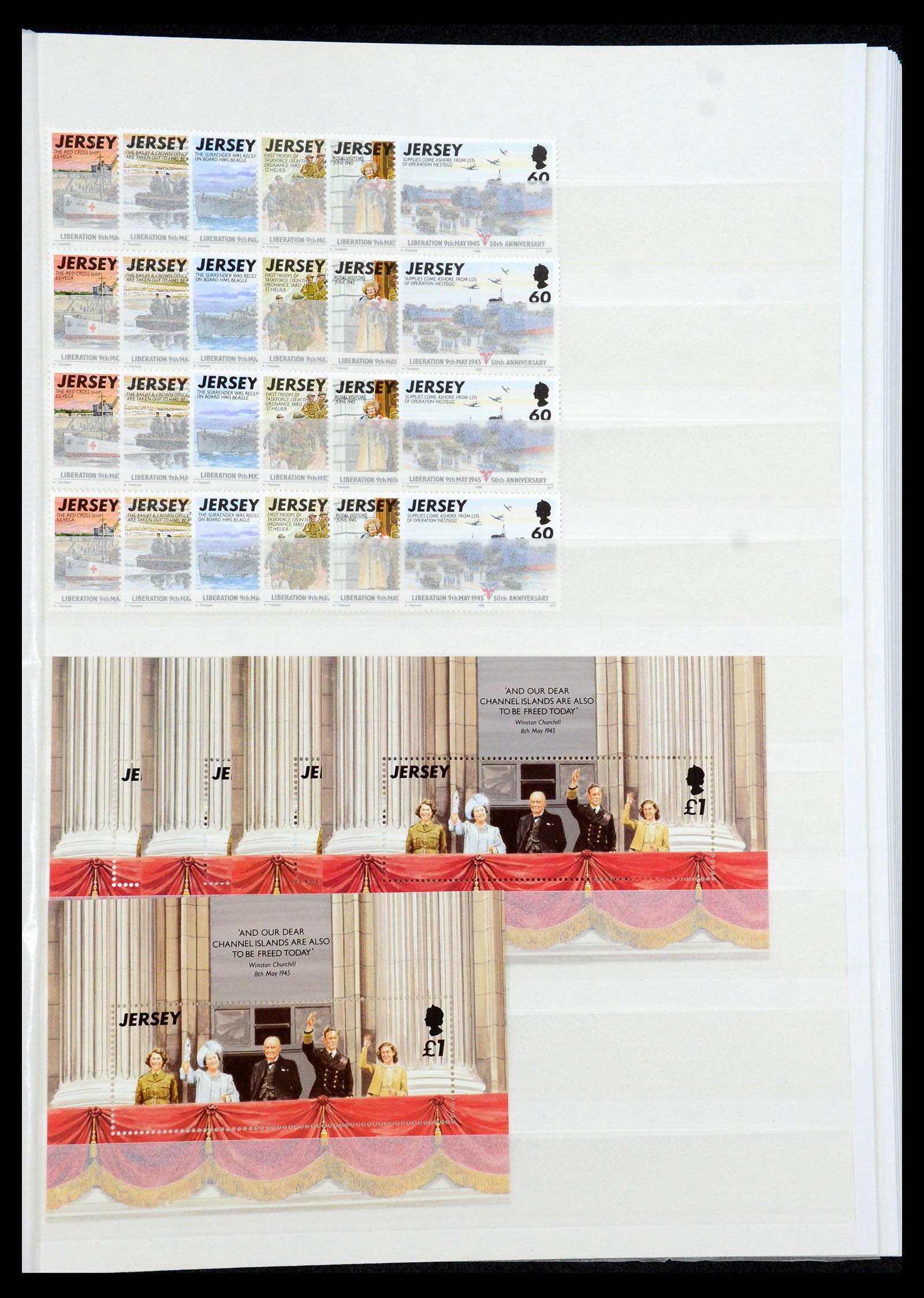 35537 148 - Postzegelverzameling 35537 Jersey 1941-2016!