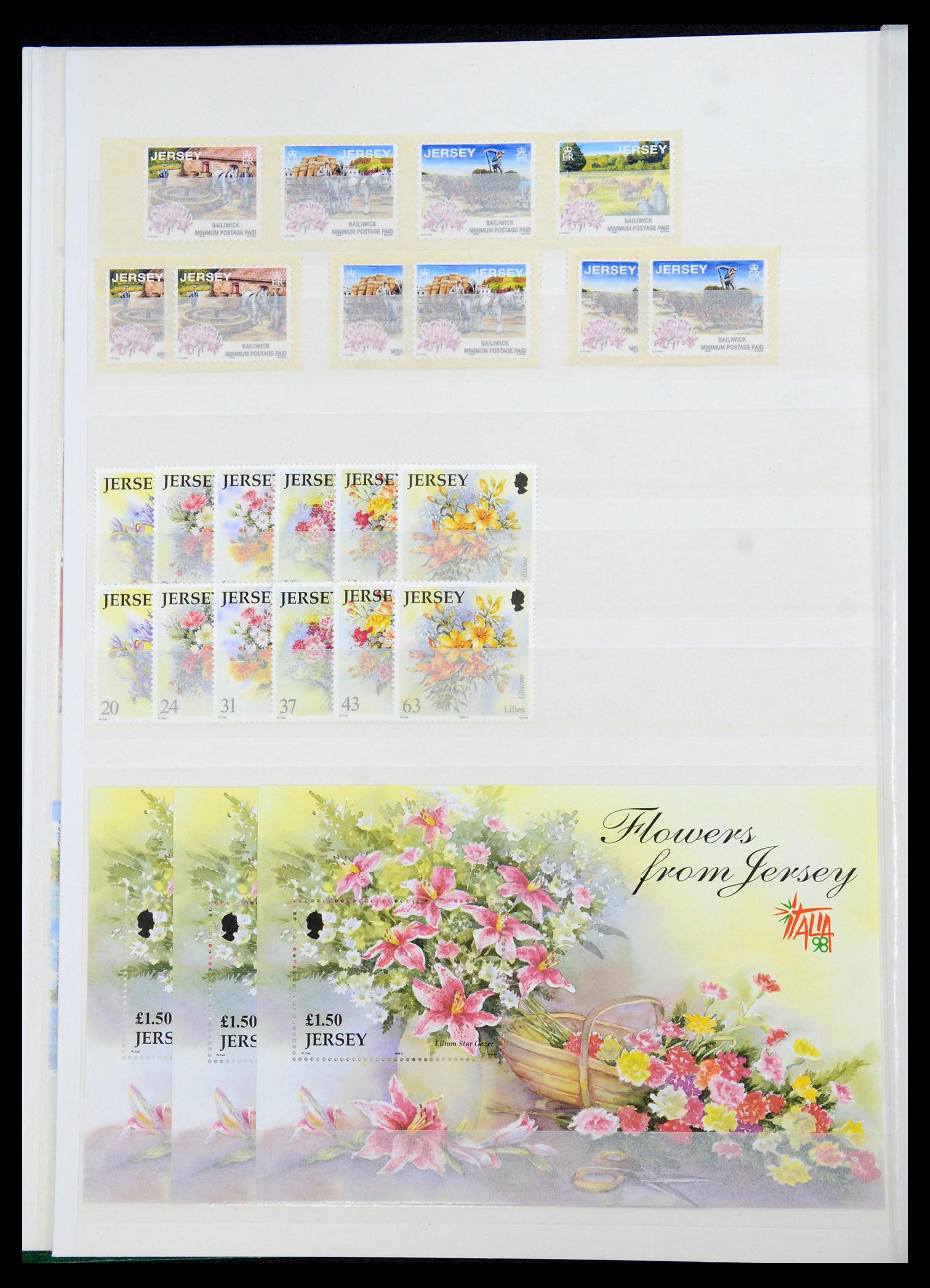 35537 164 - Postzegelverzameling 35537 Jersey 1941-2016!