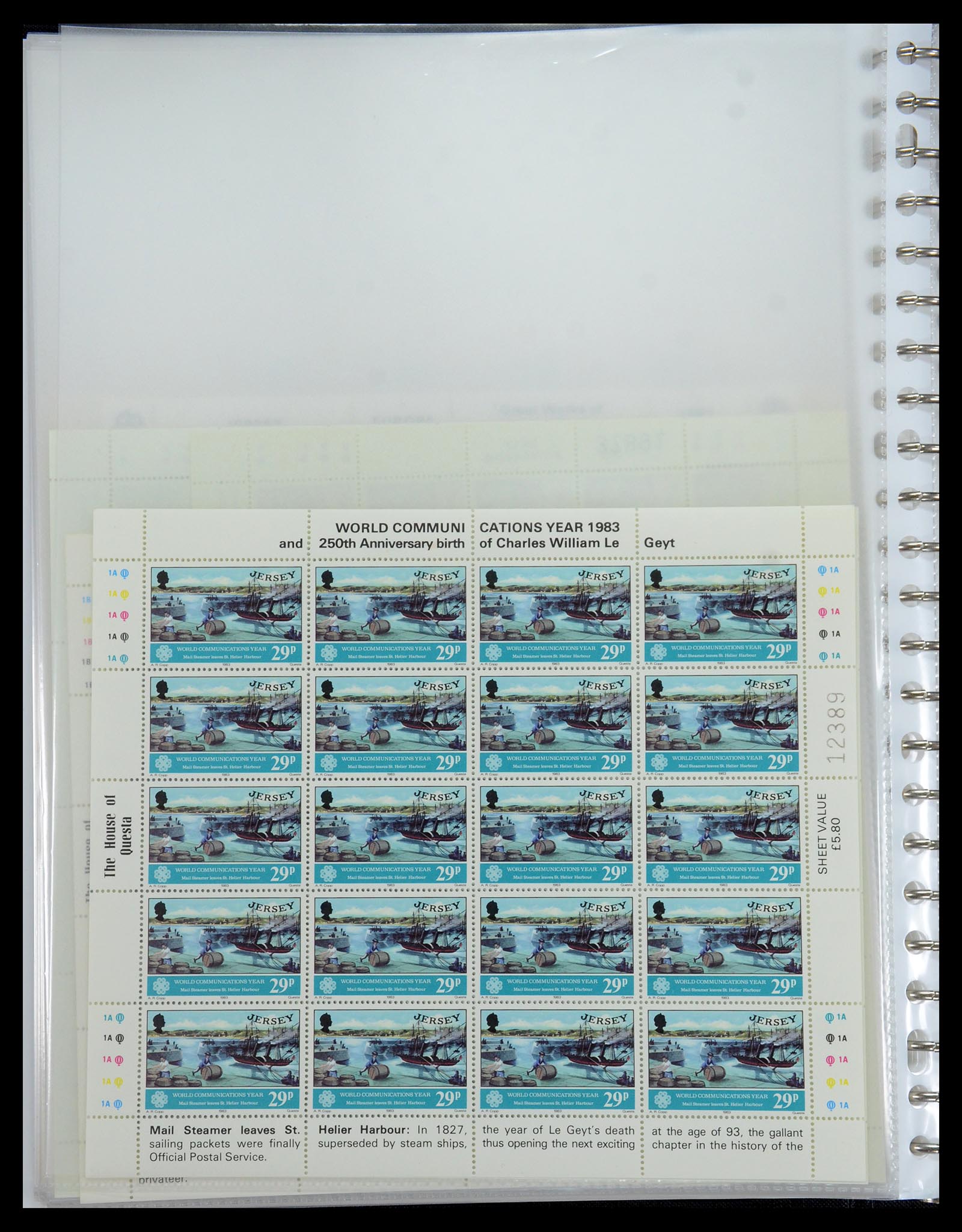 35537 243 - Postzegelverzameling 35537 Jersey 1941-2016!