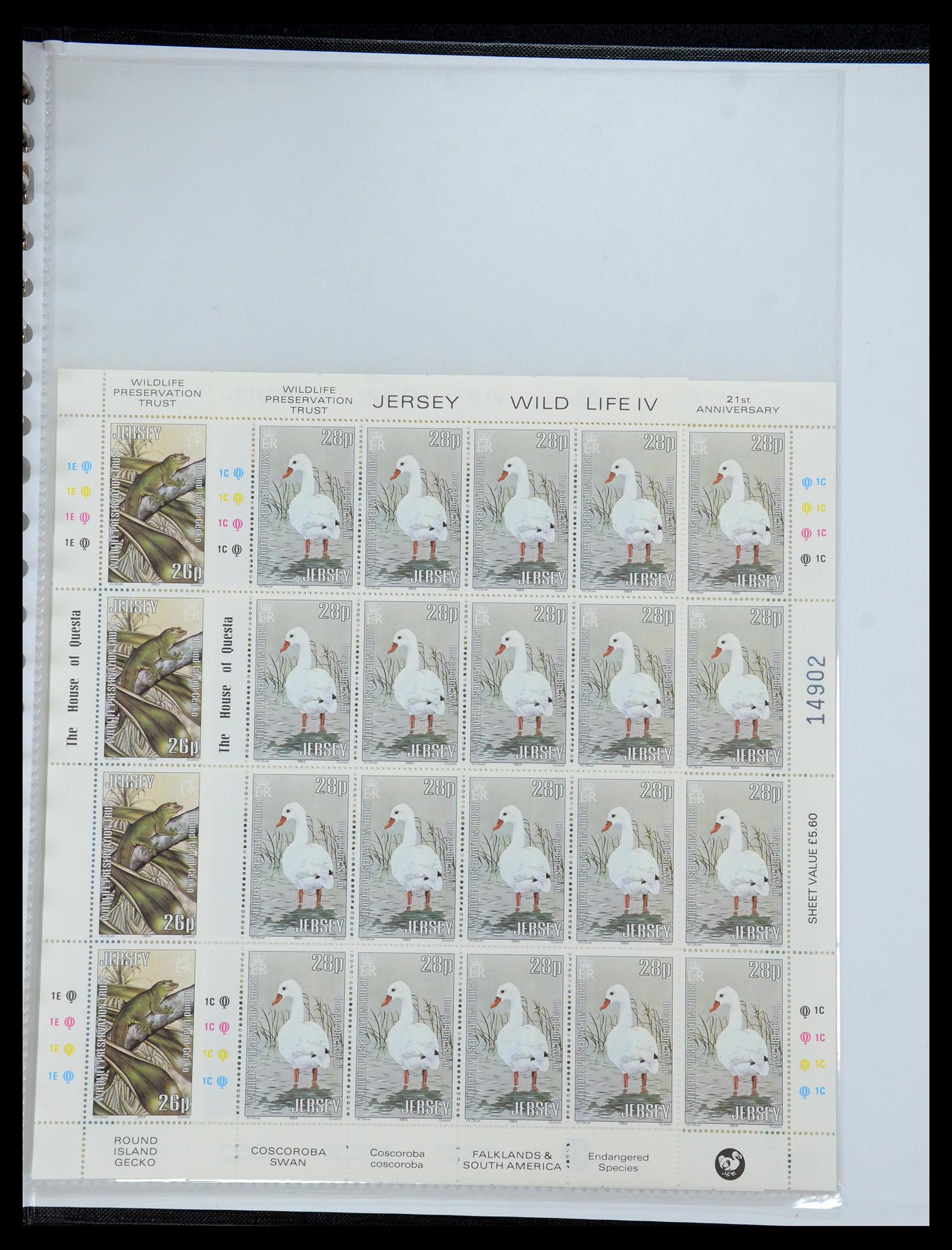 35537 250 - Postzegelverzameling 35537 Jersey 1941-2016!