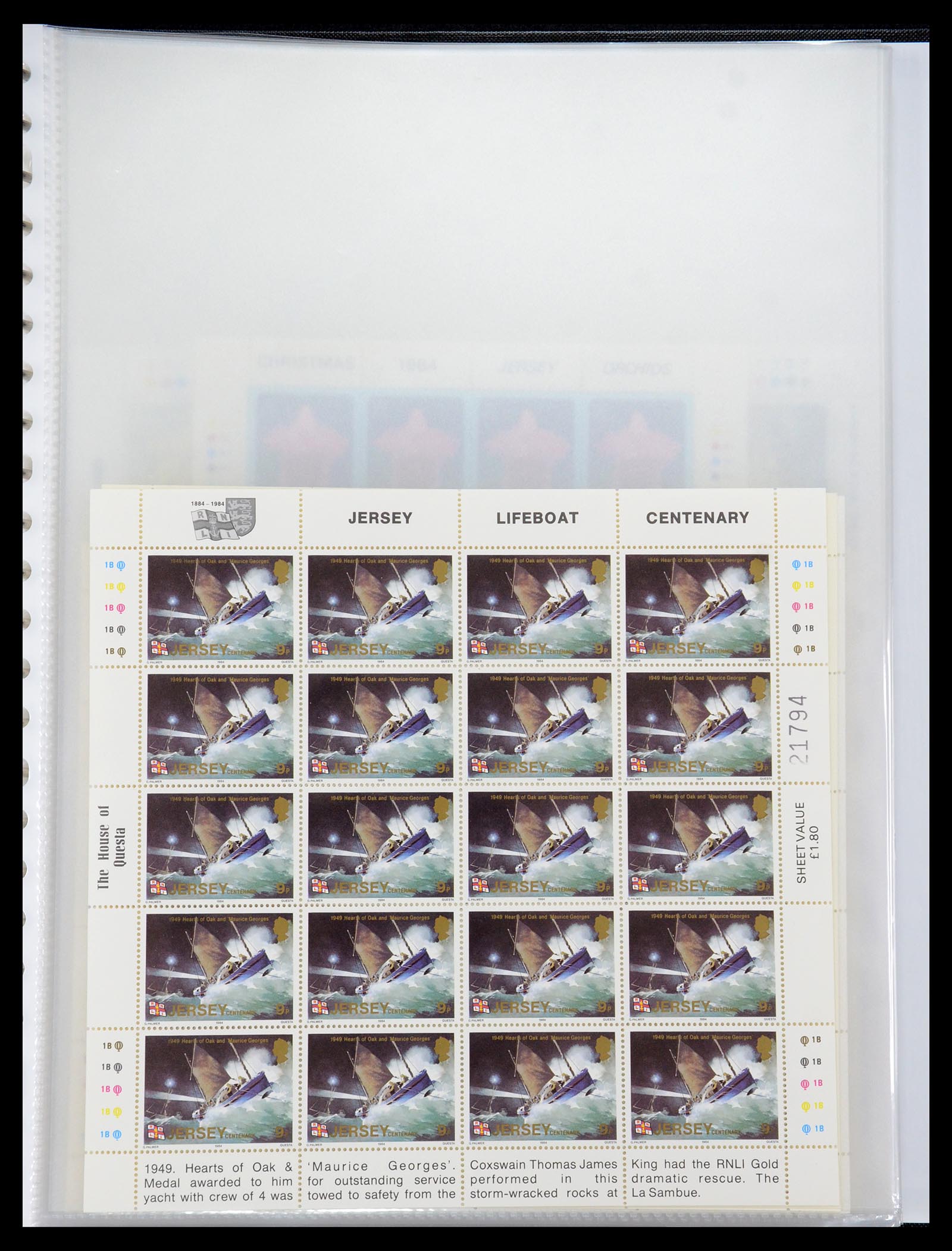 35537 254 - Postzegelverzameling 35537 Jersey 1941-2016!
