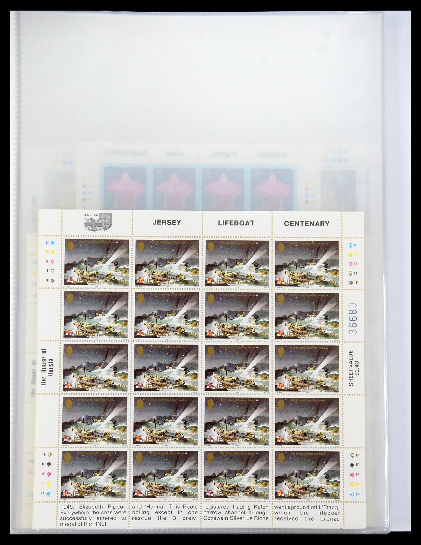 35537 256 - Postzegelverzameling 35537 Jersey 1941-2016!