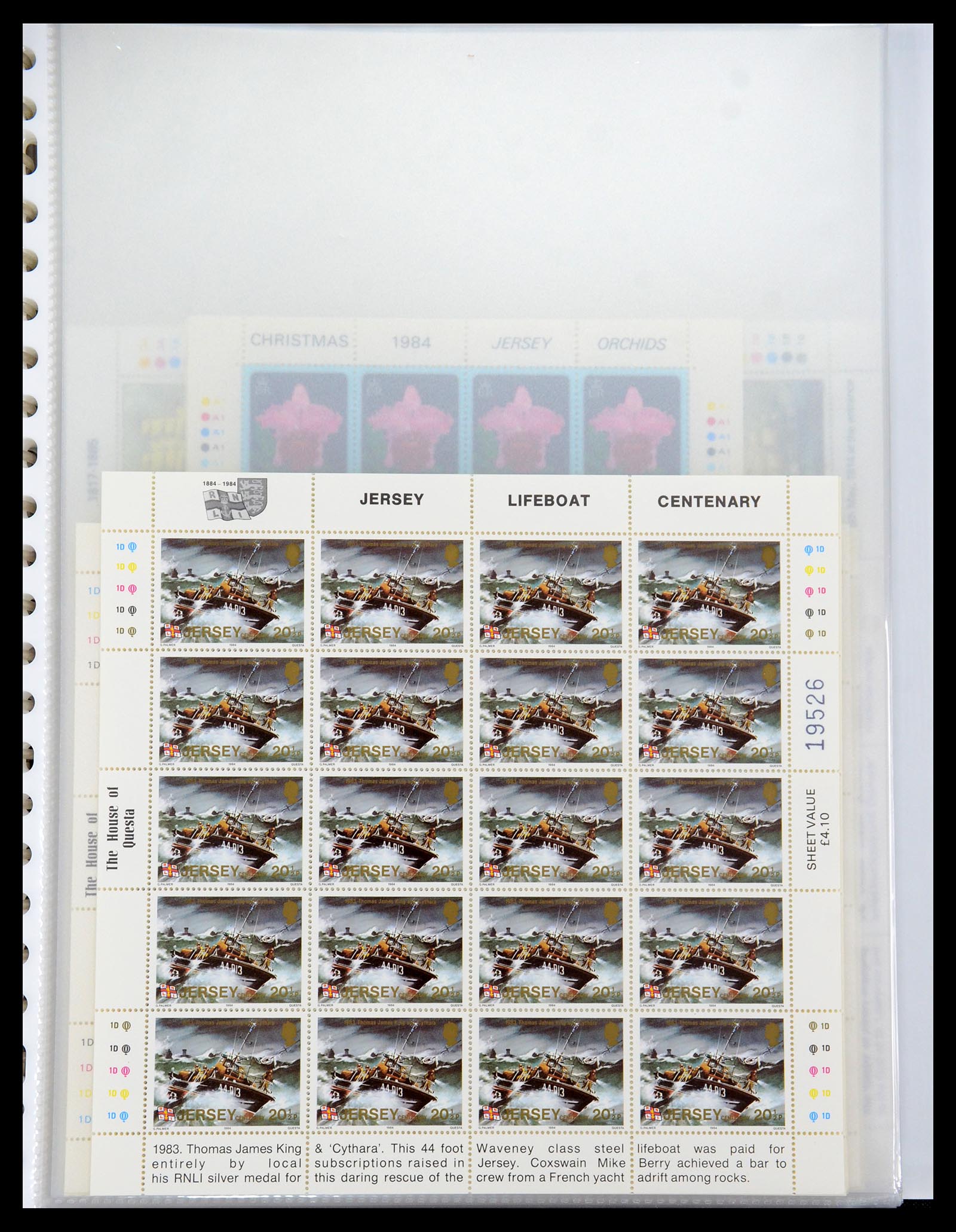 35537 258 - Postzegelverzameling 35537 Jersey 1941-2016!