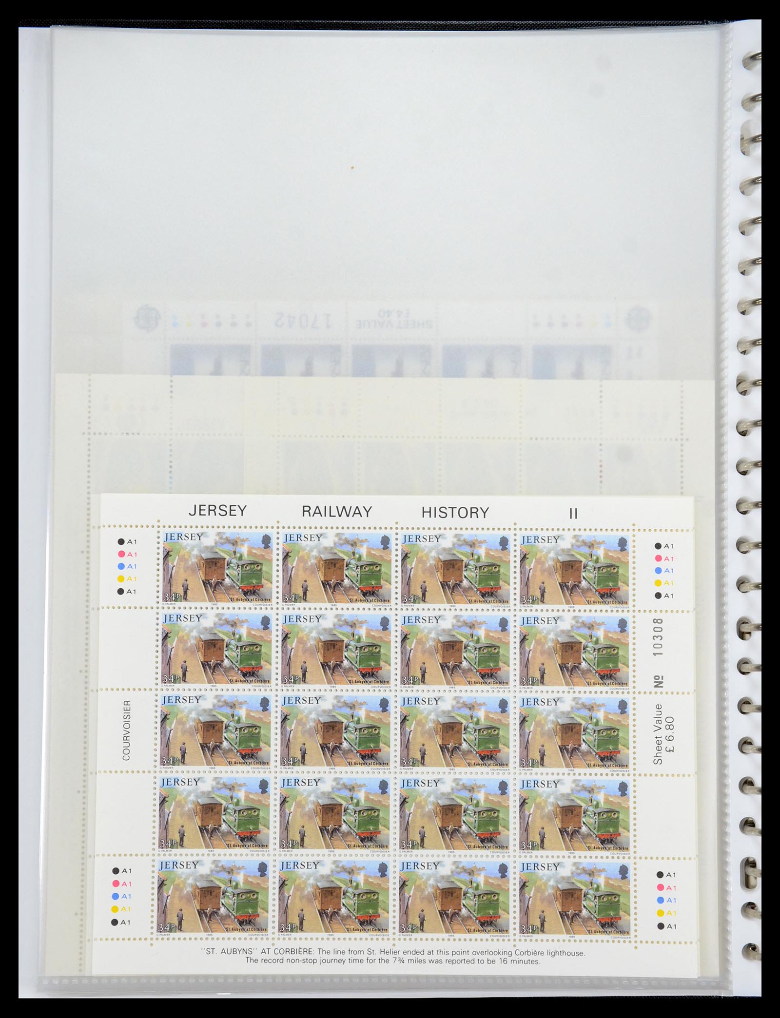 35537 280 - Postzegelverzameling 35537 Jersey 1941-2016!