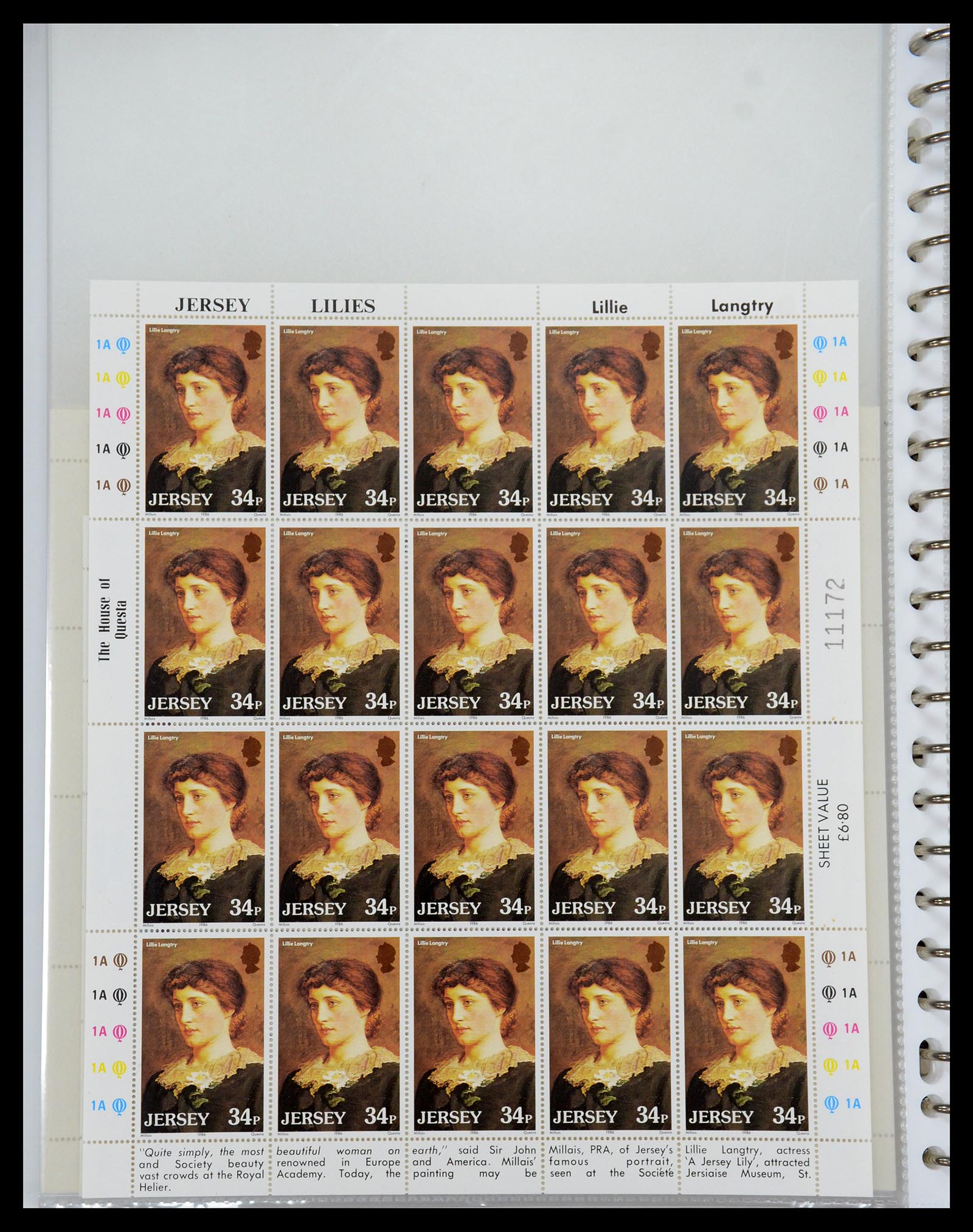 35537 286 - Postzegelverzameling 35537 Jersey 1941-2016!