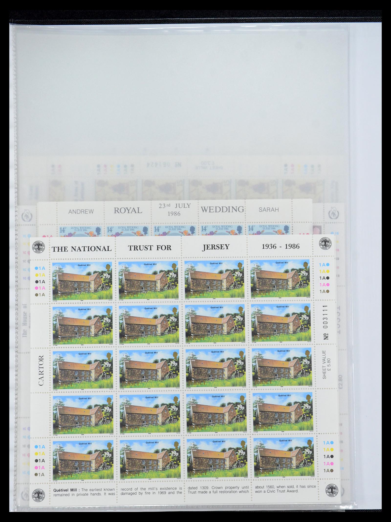 35537 297 - Postzegelverzameling 35537 Jersey 1941-2016!