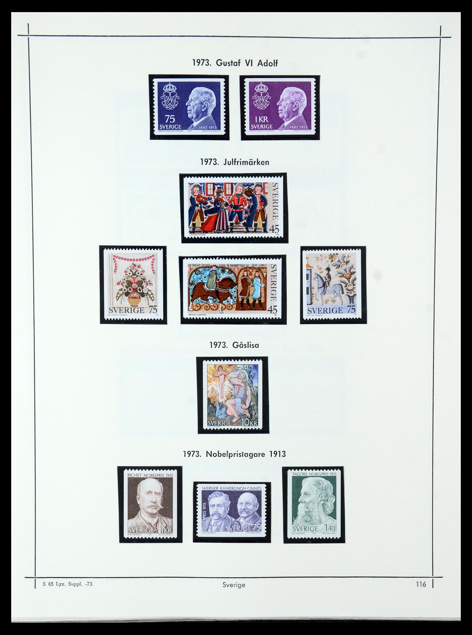 35564 111 - Postzegelverzameling 35564 Zweden 1855-2001.