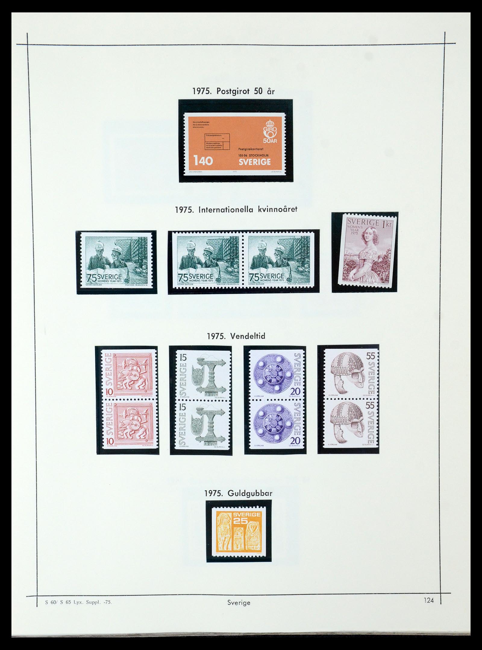 35564 120 - Postzegelverzameling 35564 Zweden 1855-2001.
