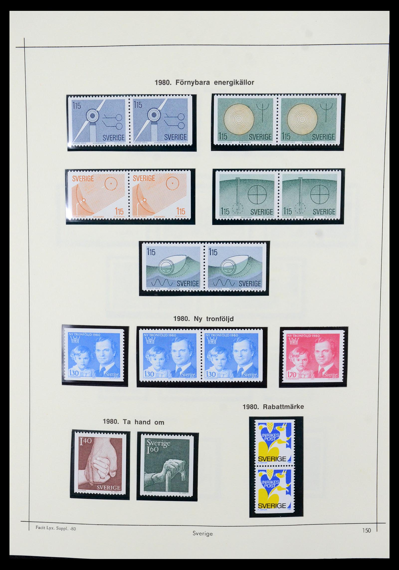 35564 146 - Postzegelverzameling 35564 Zweden 1855-2001.