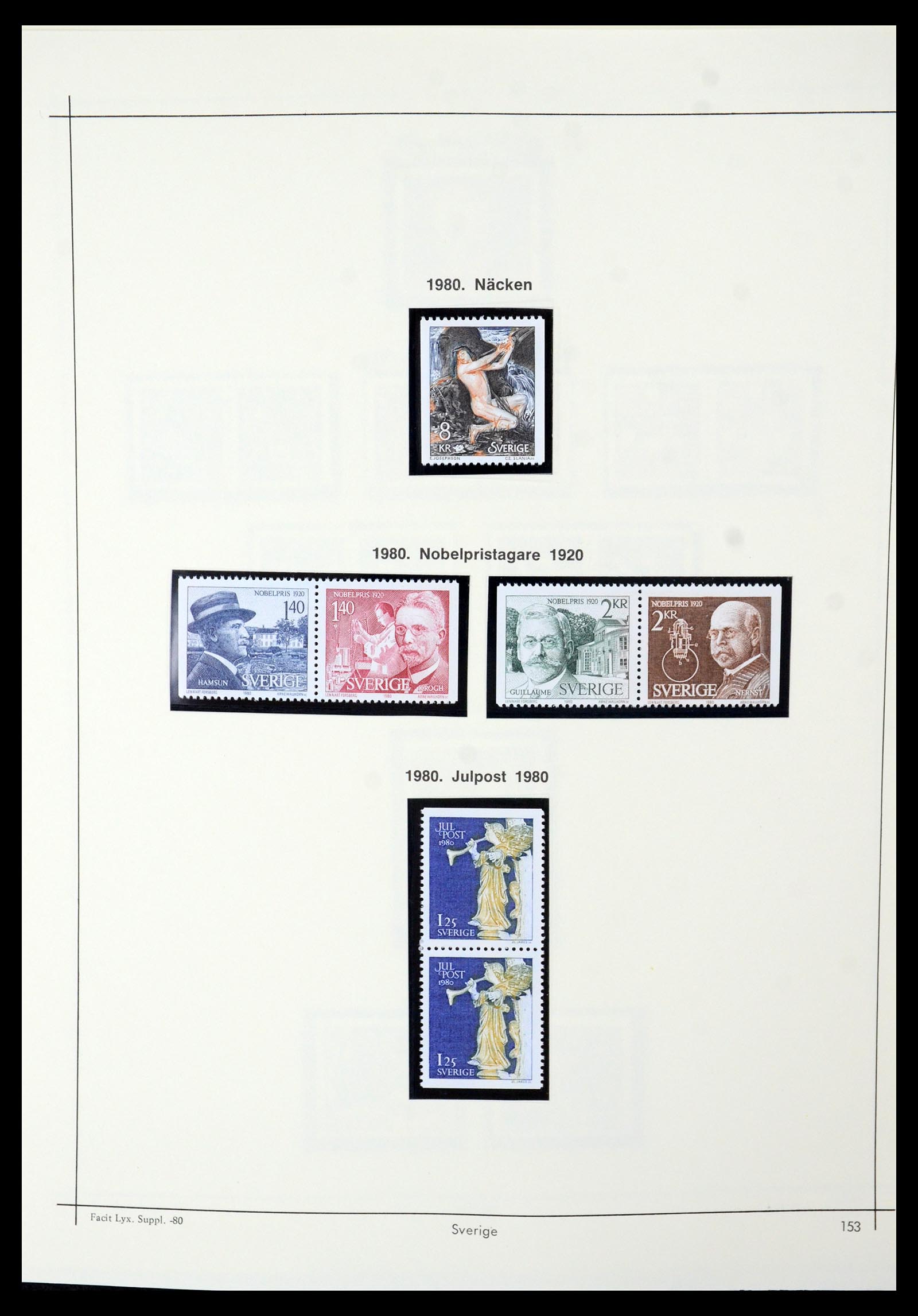 35564 150 - Postzegelverzameling 35564 Zweden 1855-2001.
