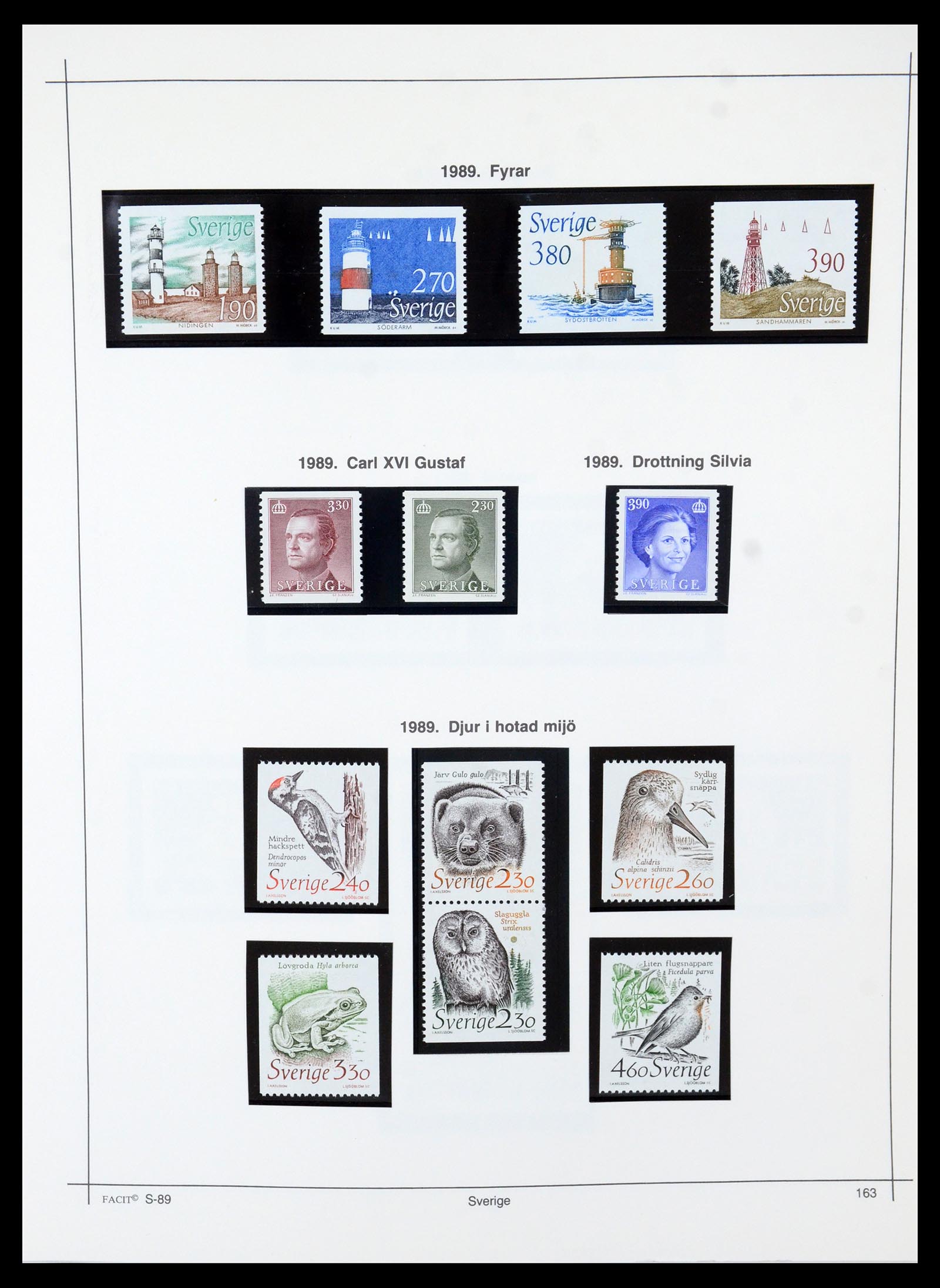35564 187 - Postzegelverzameling 35564 Zweden 1855-2001.