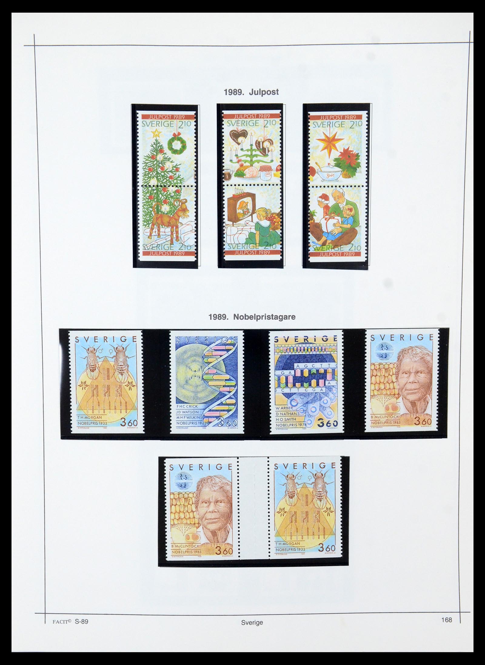 35564 192 - Postzegelverzameling 35564 Zweden 1855-2001.