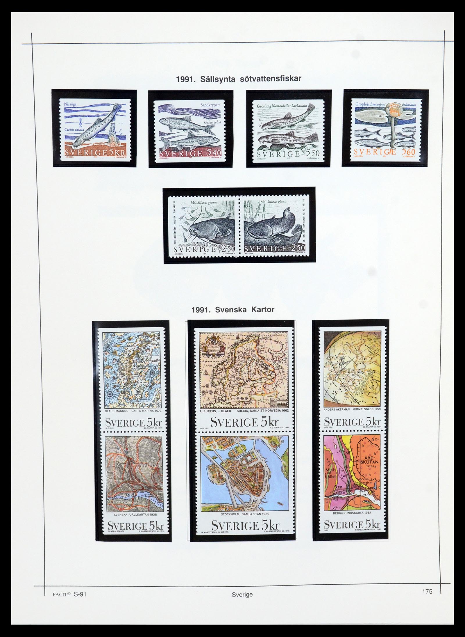 35564 199 - Postzegelverzameling 35564 Zweden 1855-2001.