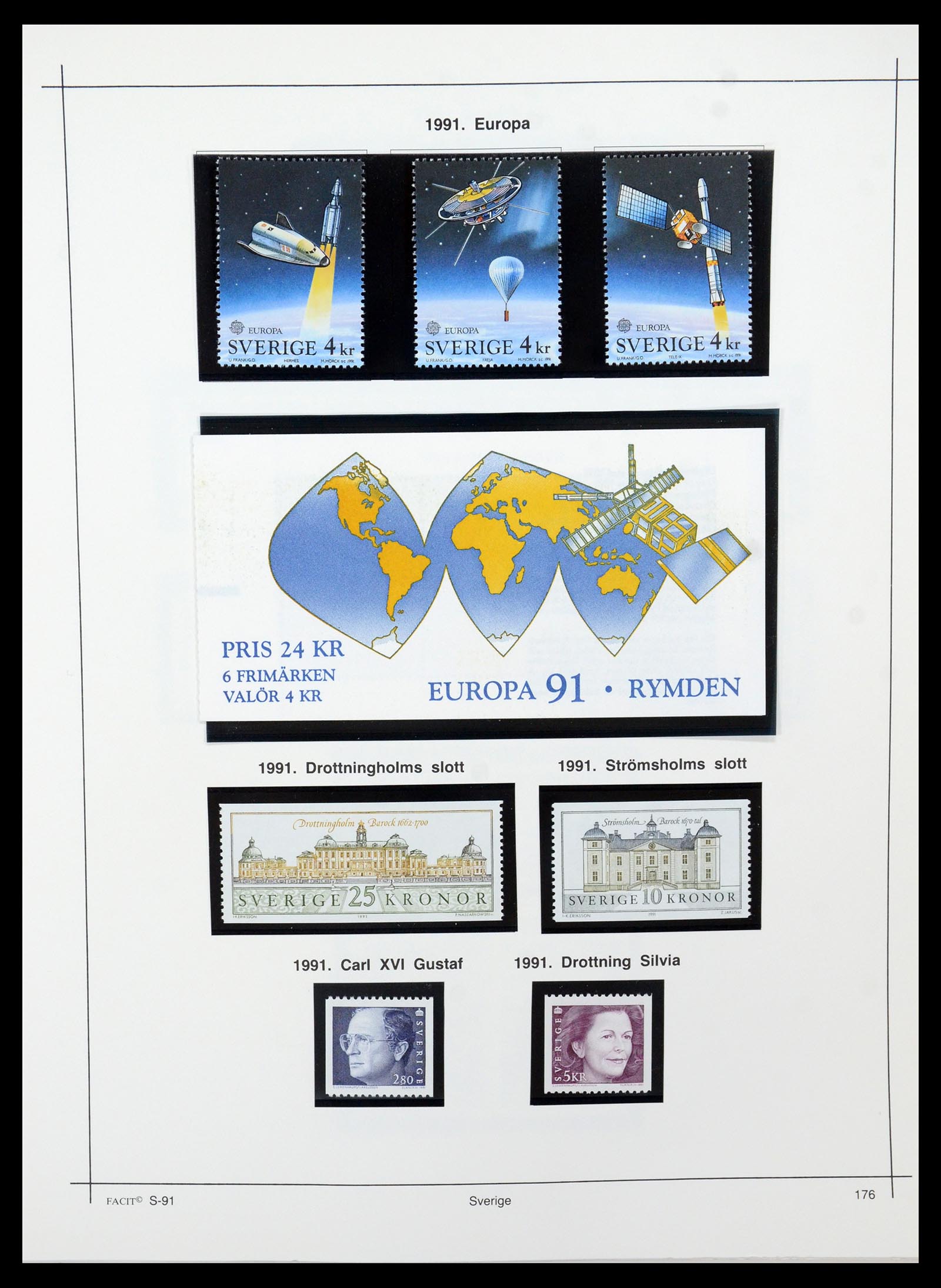35564 200 - Postzegelverzameling 35564 Zweden 1855-2001.