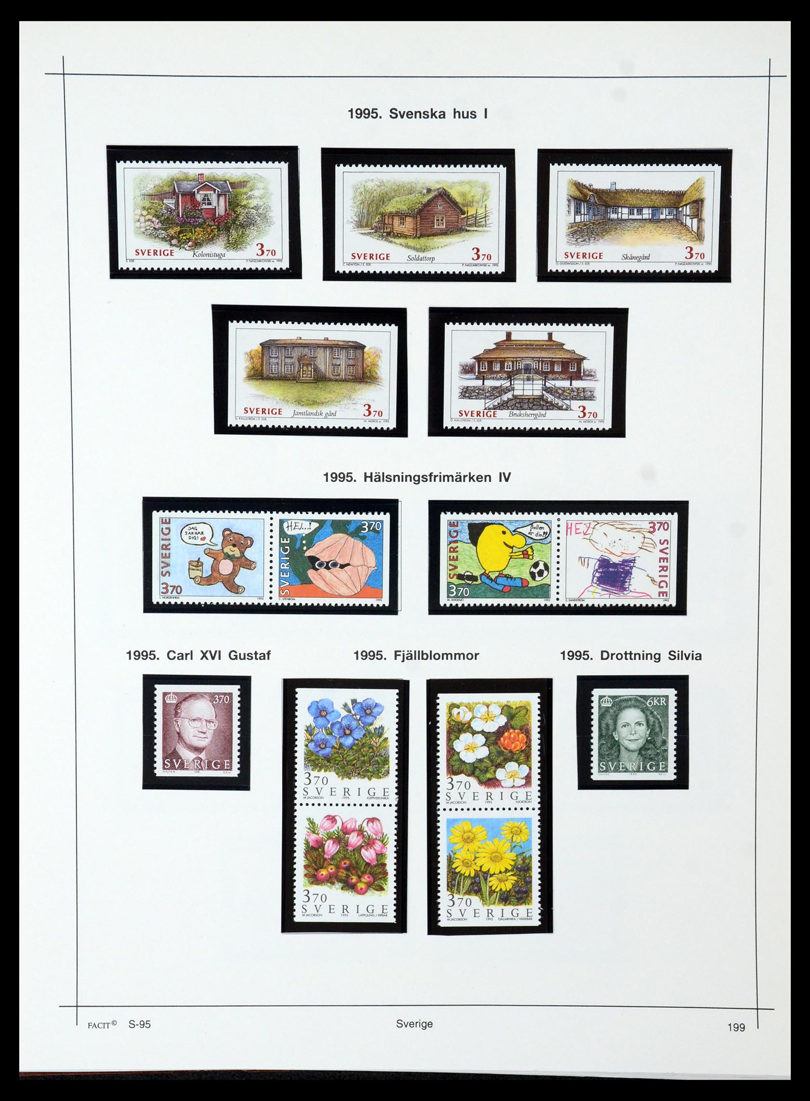 35564 223 - Postzegelverzameling 35564 Zweden 1855-2001.