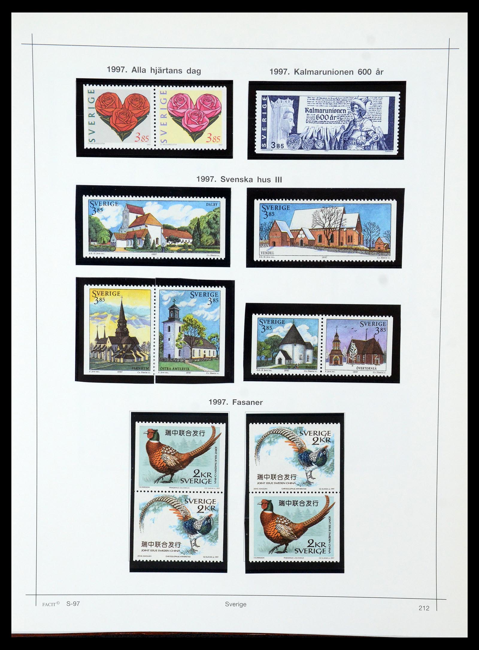 35564 236 - Postzegelverzameling 35564 Zweden 1855-2001.
