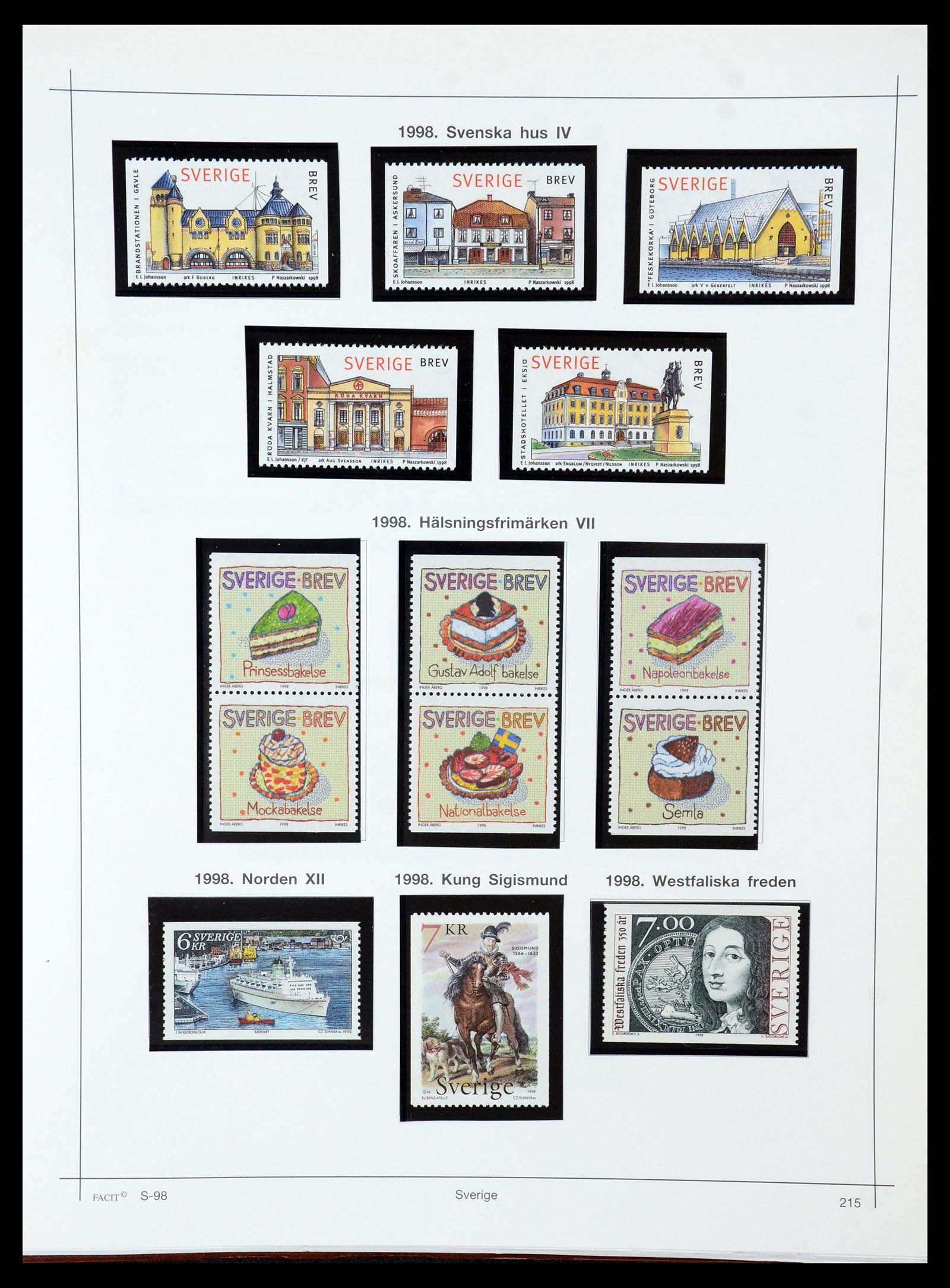 35564 239 - Postzegelverzameling 35564 Zweden 1855-2001.