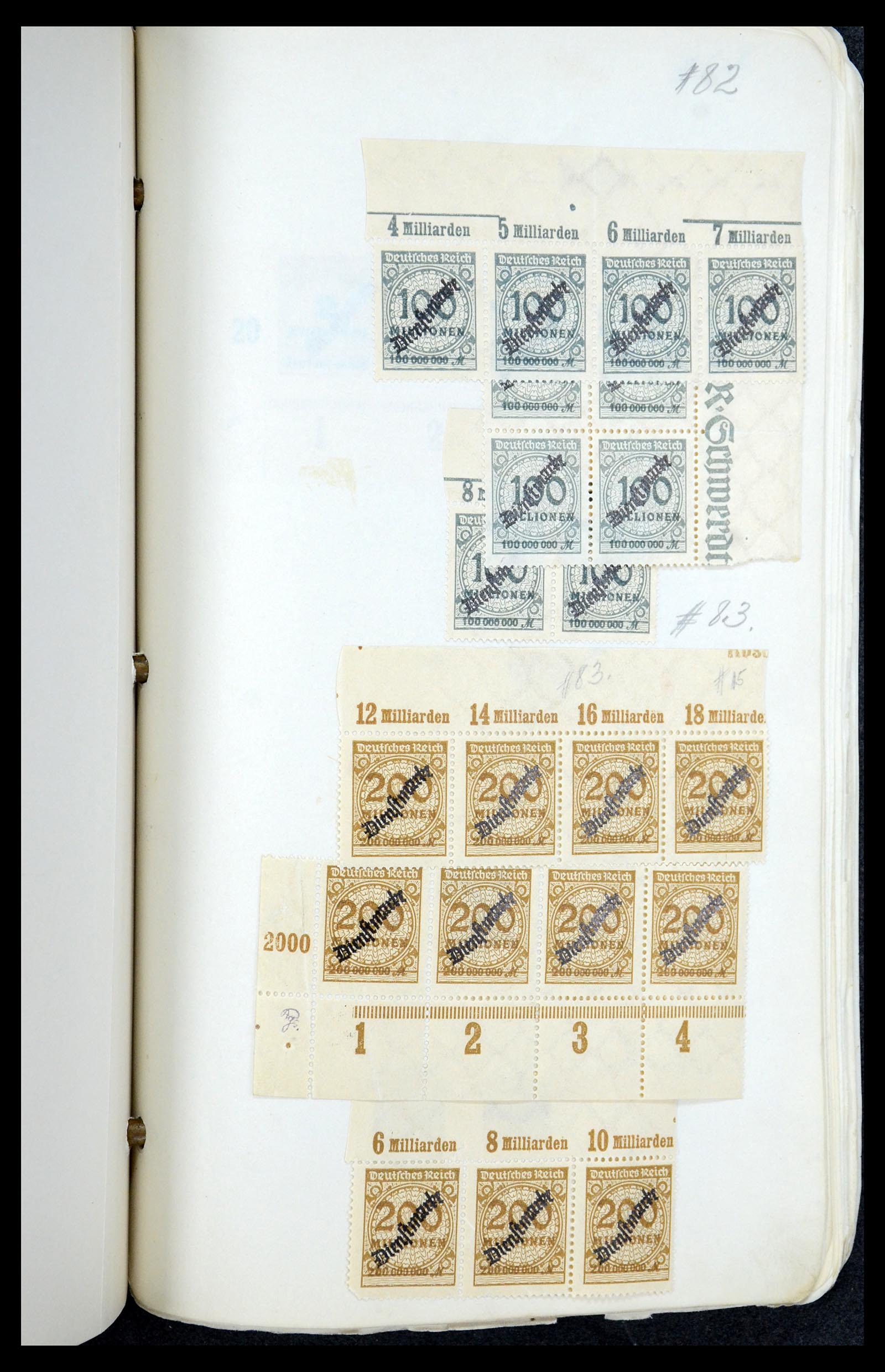 35565 742 - Postzegelverzameling 35565 Duitse Rijk infla 1919-1923.