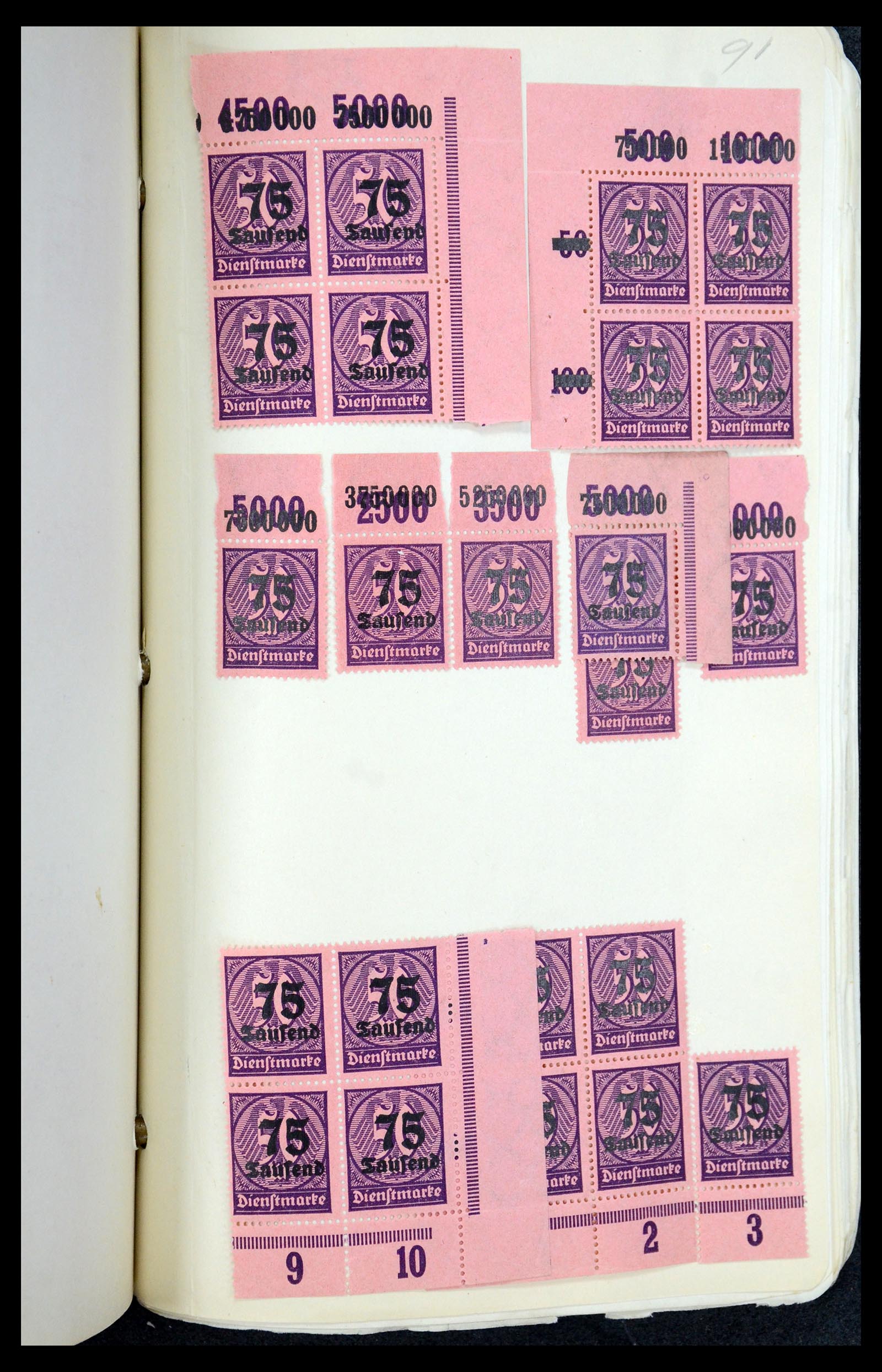 35565 746 - Postzegelverzameling 35565 Duitse Rijk infla 1919-1923.