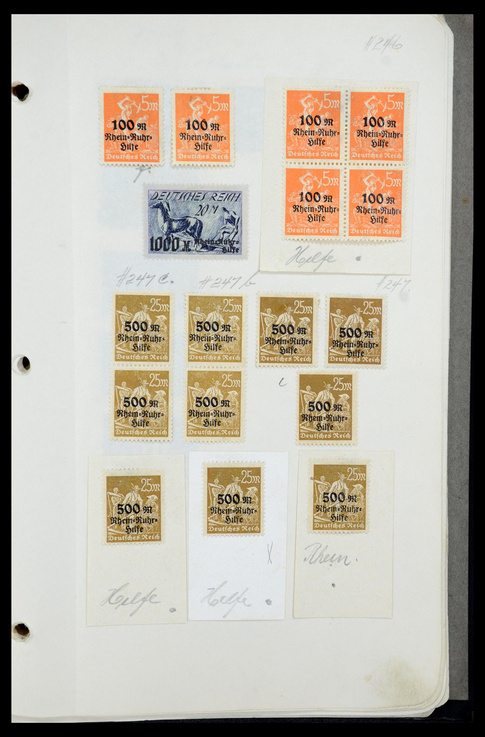 35565 776 - Postzegelverzameling 35565 Duitse Rijk infla 1919-1923.