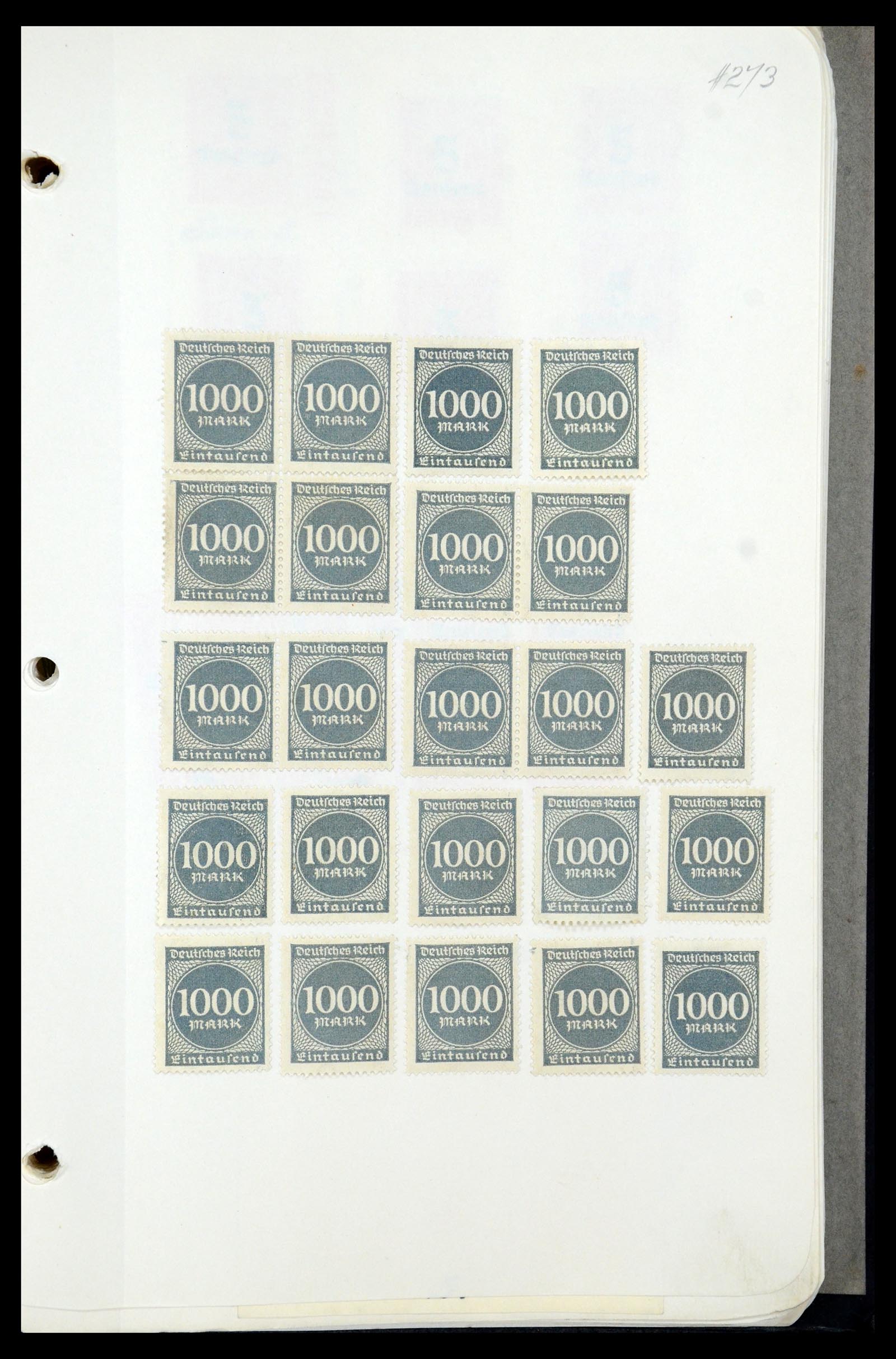 35565 786 - Postzegelverzameling 35565 Duitse Rijk infla 1919-1923.