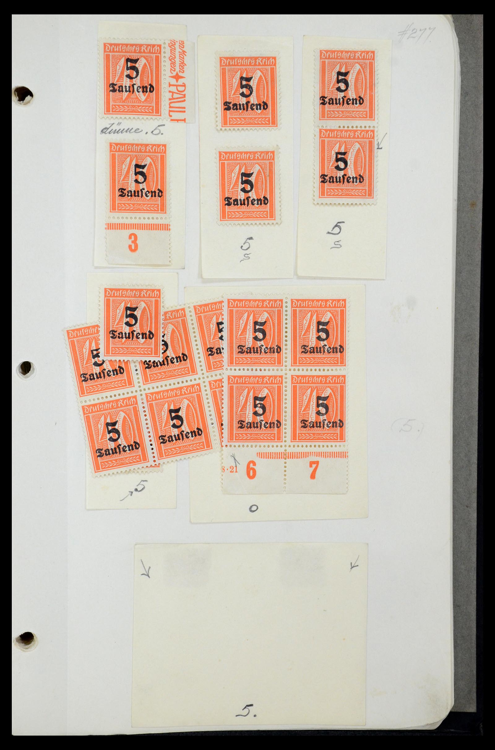35565 787 - Postzegelverzameling 35565 Duitse Rijk infla 1919-1923.
