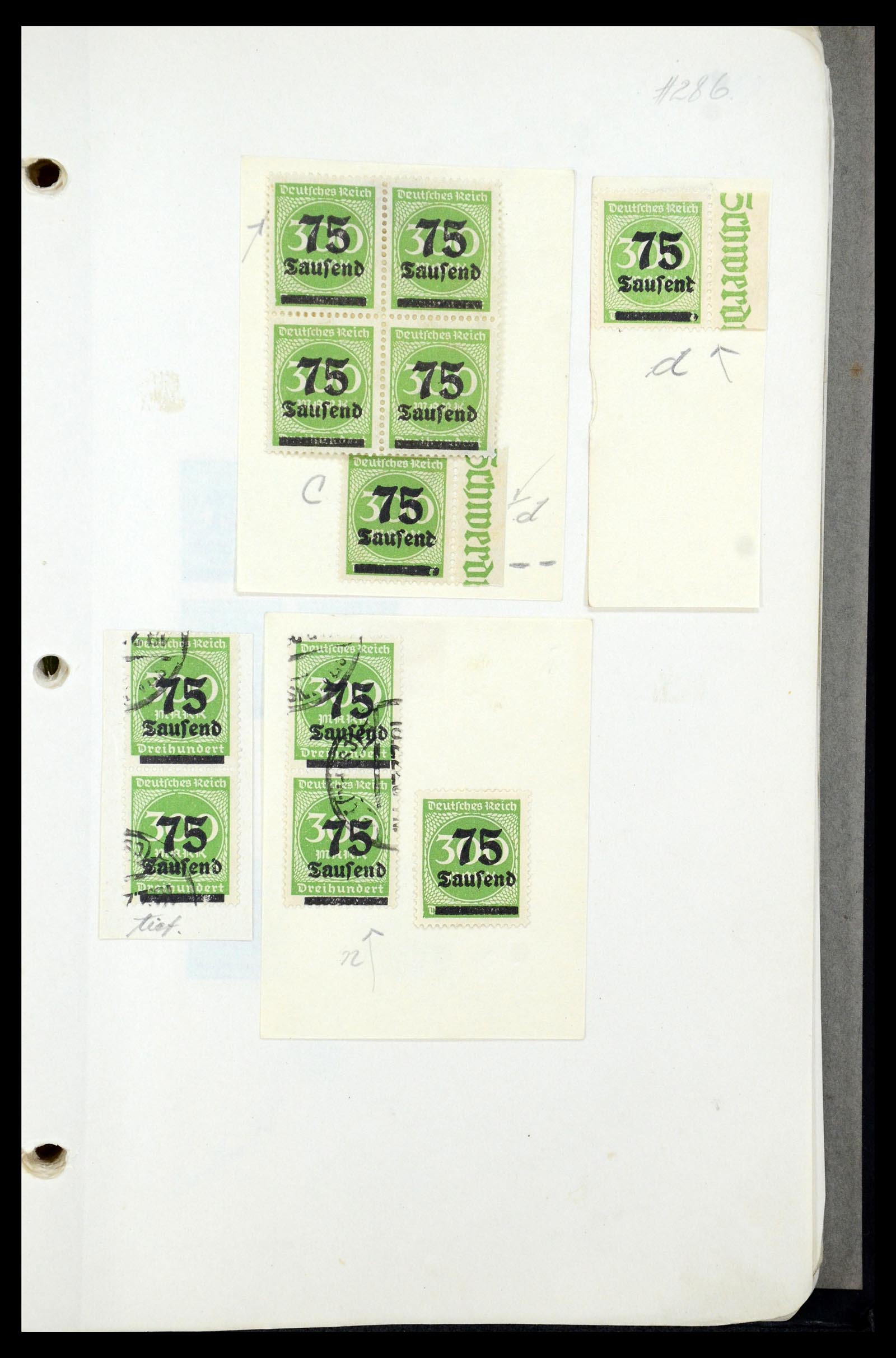 35565 797 - Postzegelverzameling 35565 Duitse Rijk infla 1919-1923.
