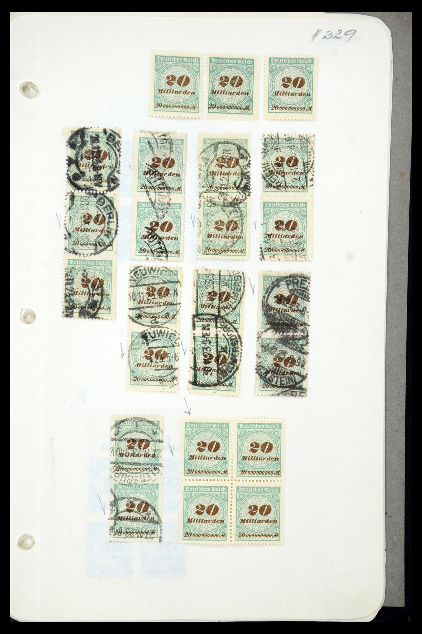35565 861 - Postzegelverzameling 35565 Duitse Rijk infla 1919-1923.