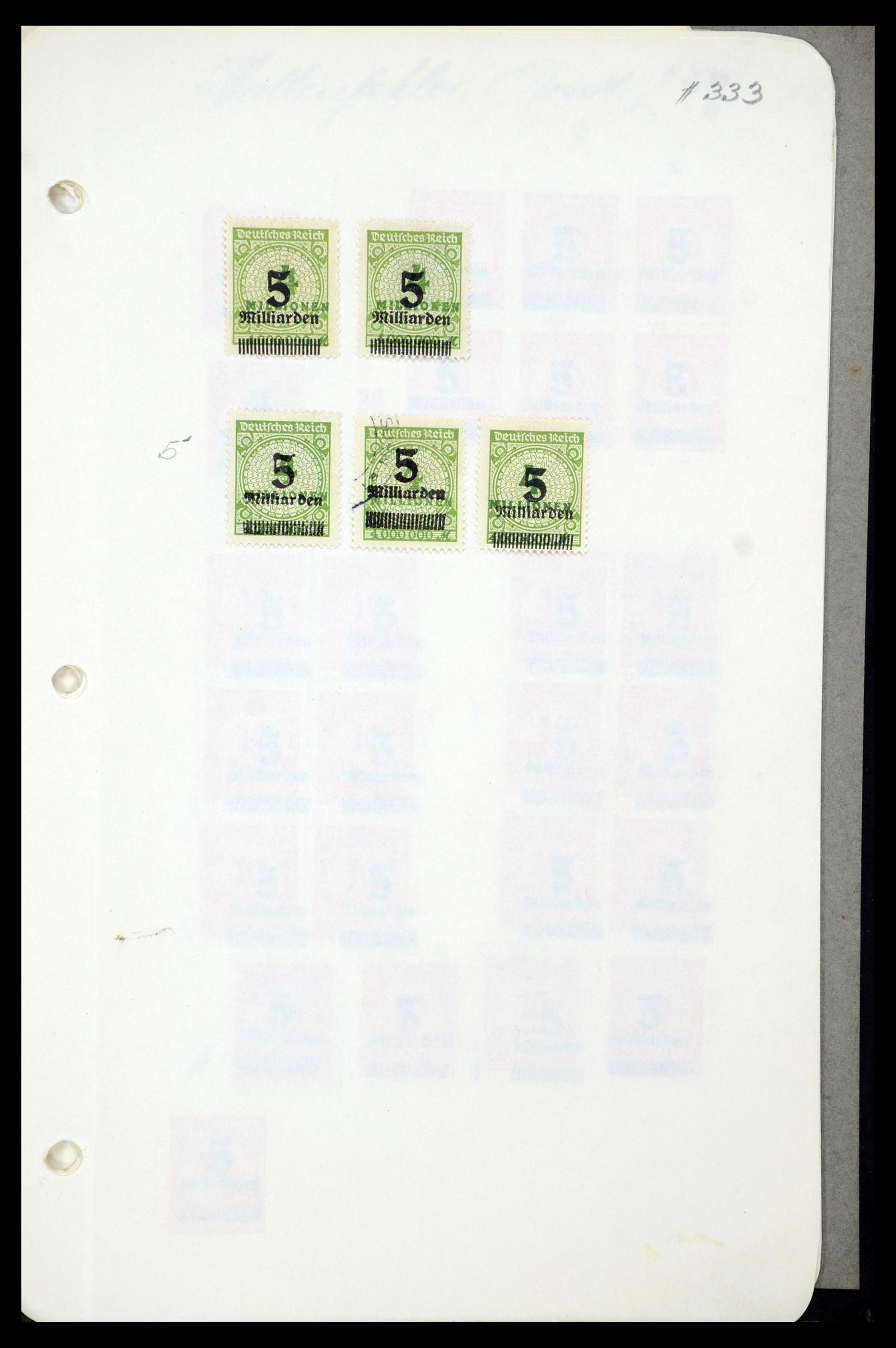 35565 863 - Postzegelverzameling 35565 Duitse Rijk infla 1919-1923.
