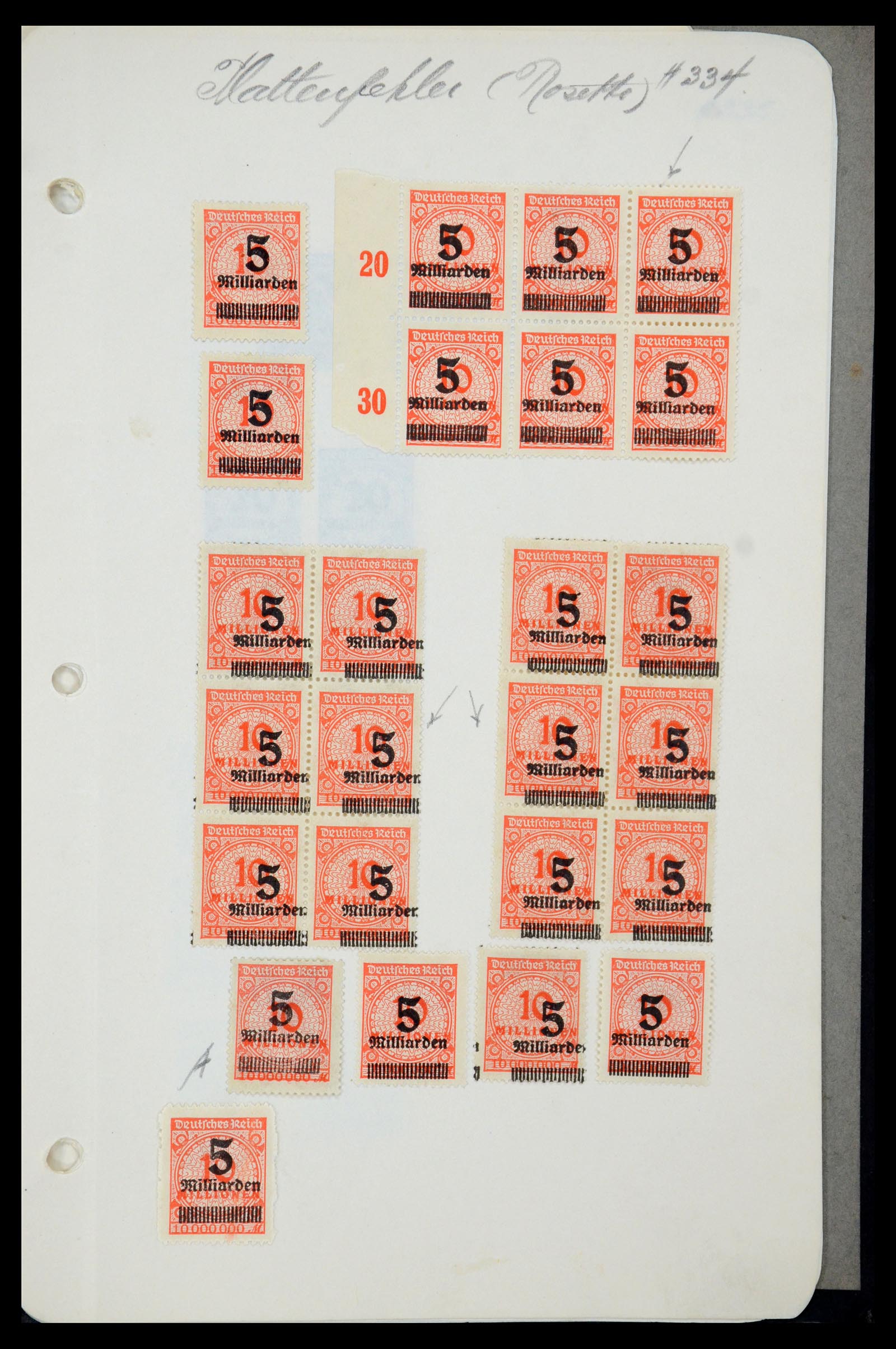 35565 864 - Postzegelverzameling 35565 Duitse Rijk infla 1919-1923.