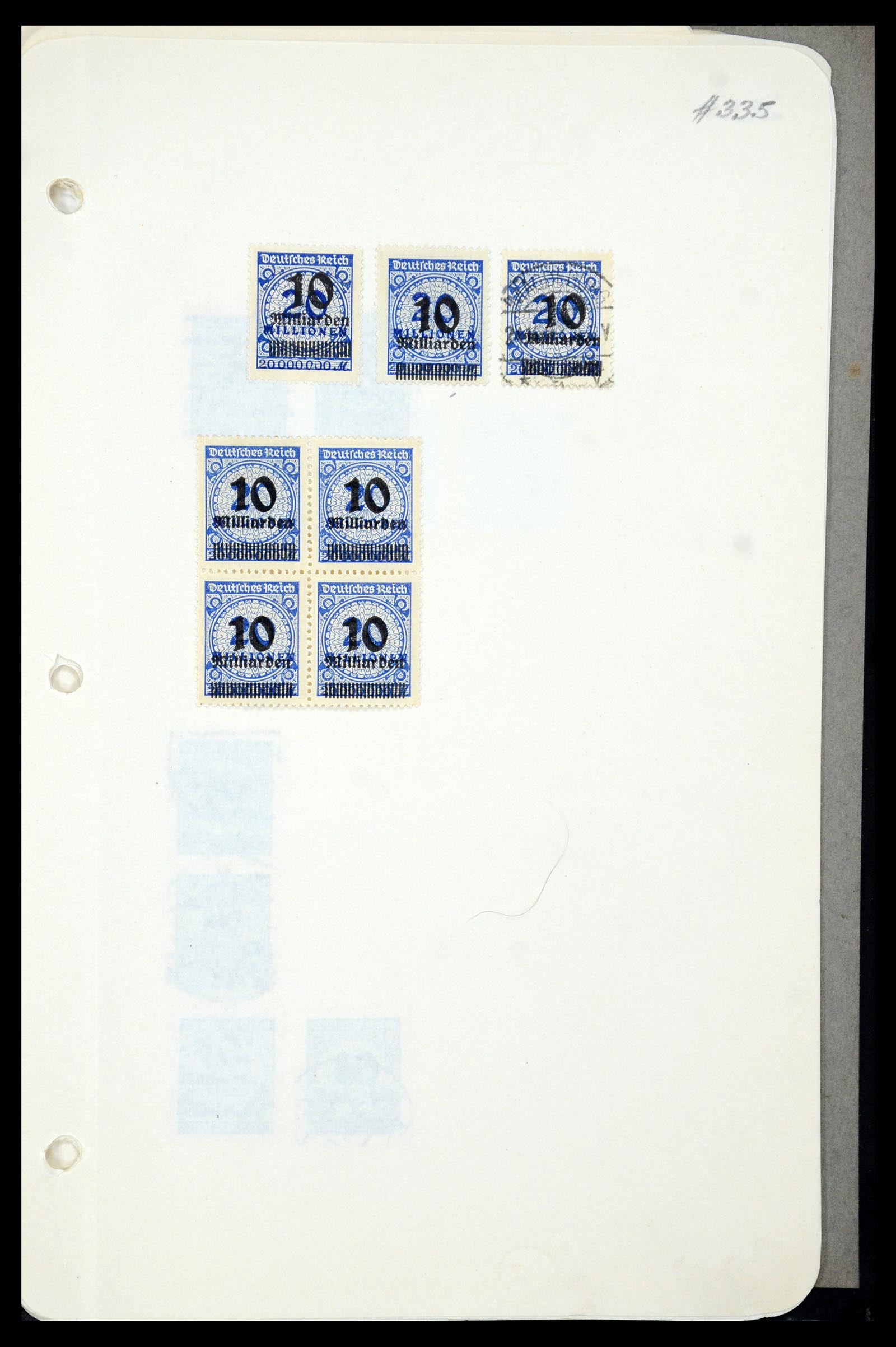 35565 865 - Postzegelverzameling 35565 Duitse Rijk infla 1919-1923.