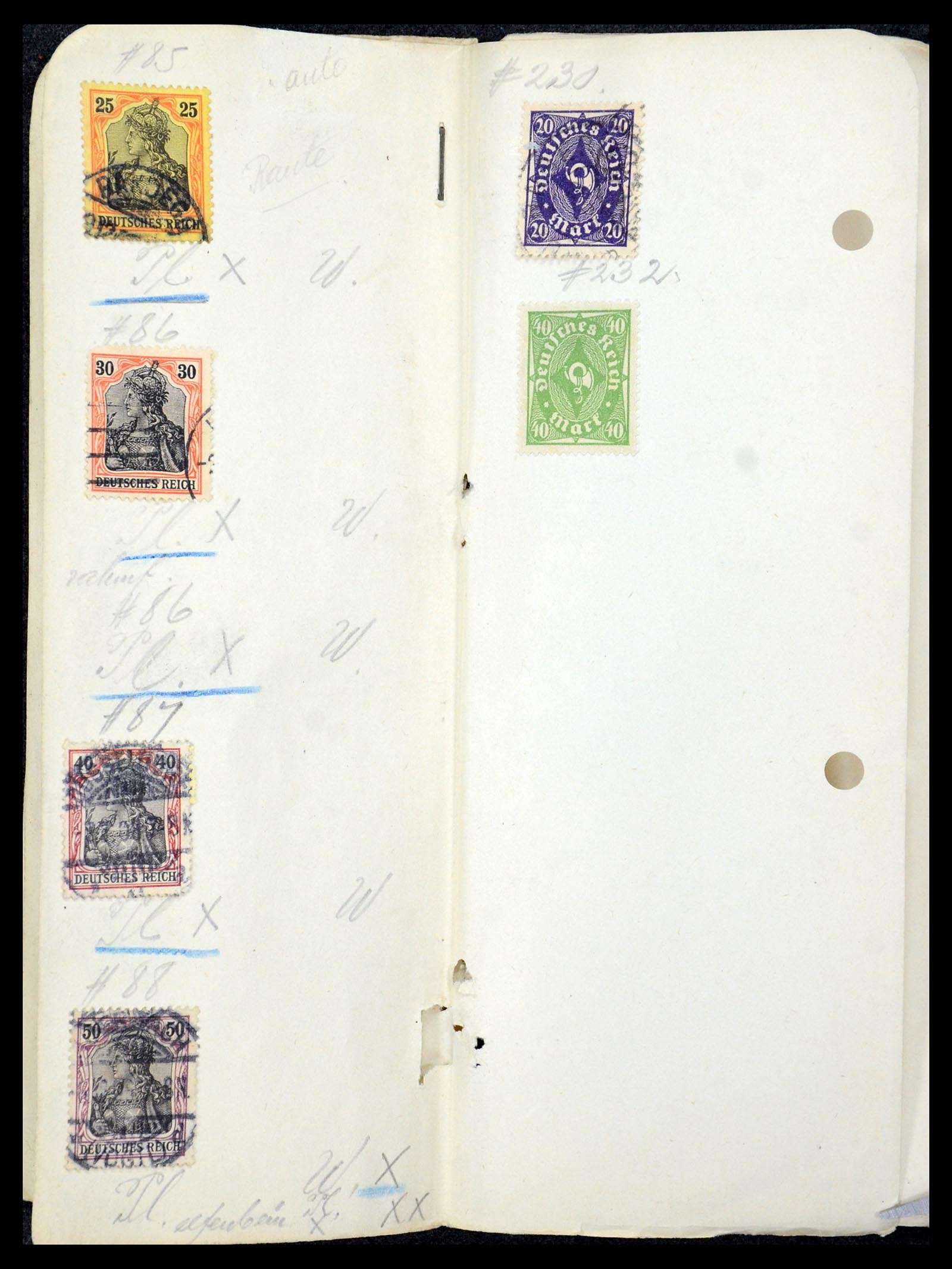 35565 876 - Postzegelverzameling 35565 Duitse Rijk infla 1919-1923.
