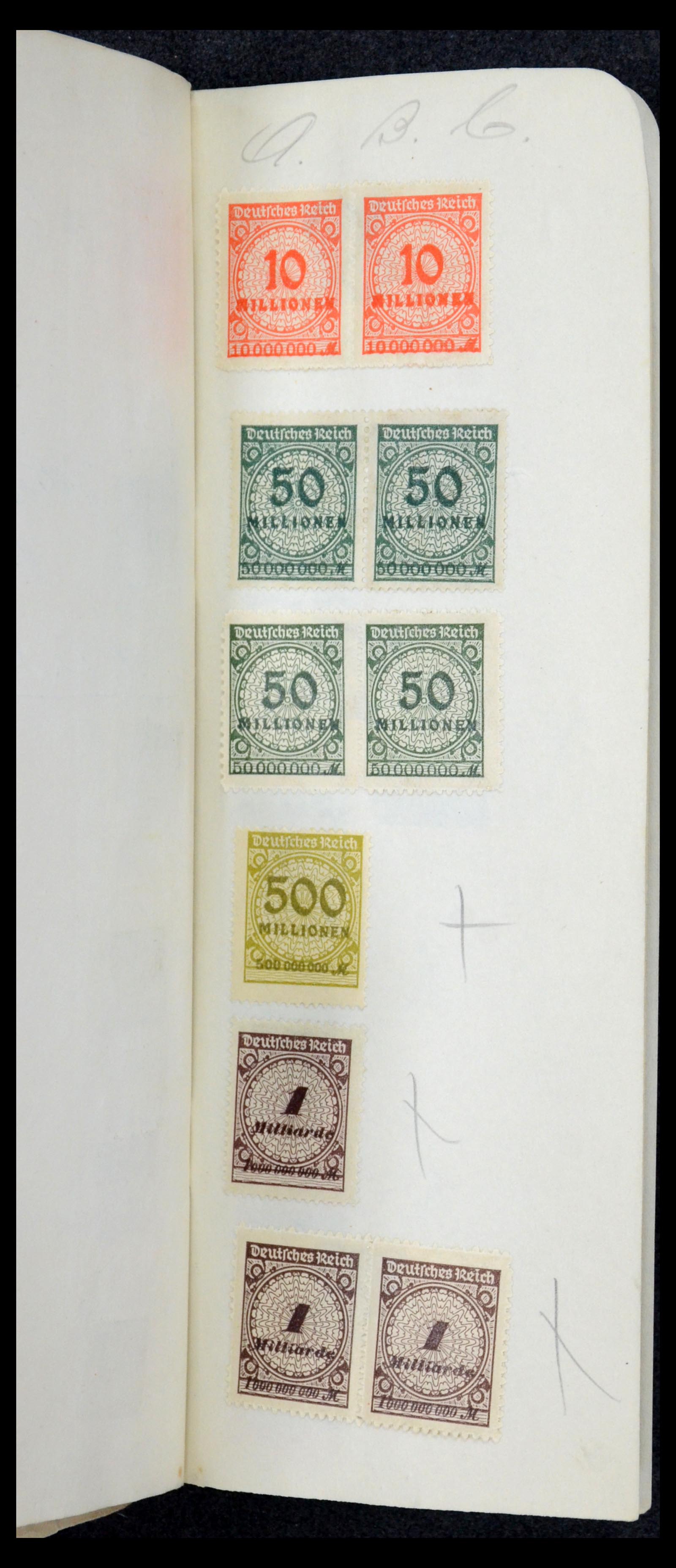 35565 886 - Postzegelverzameling 35565 Duitse Rijk infla 1919-1923.
