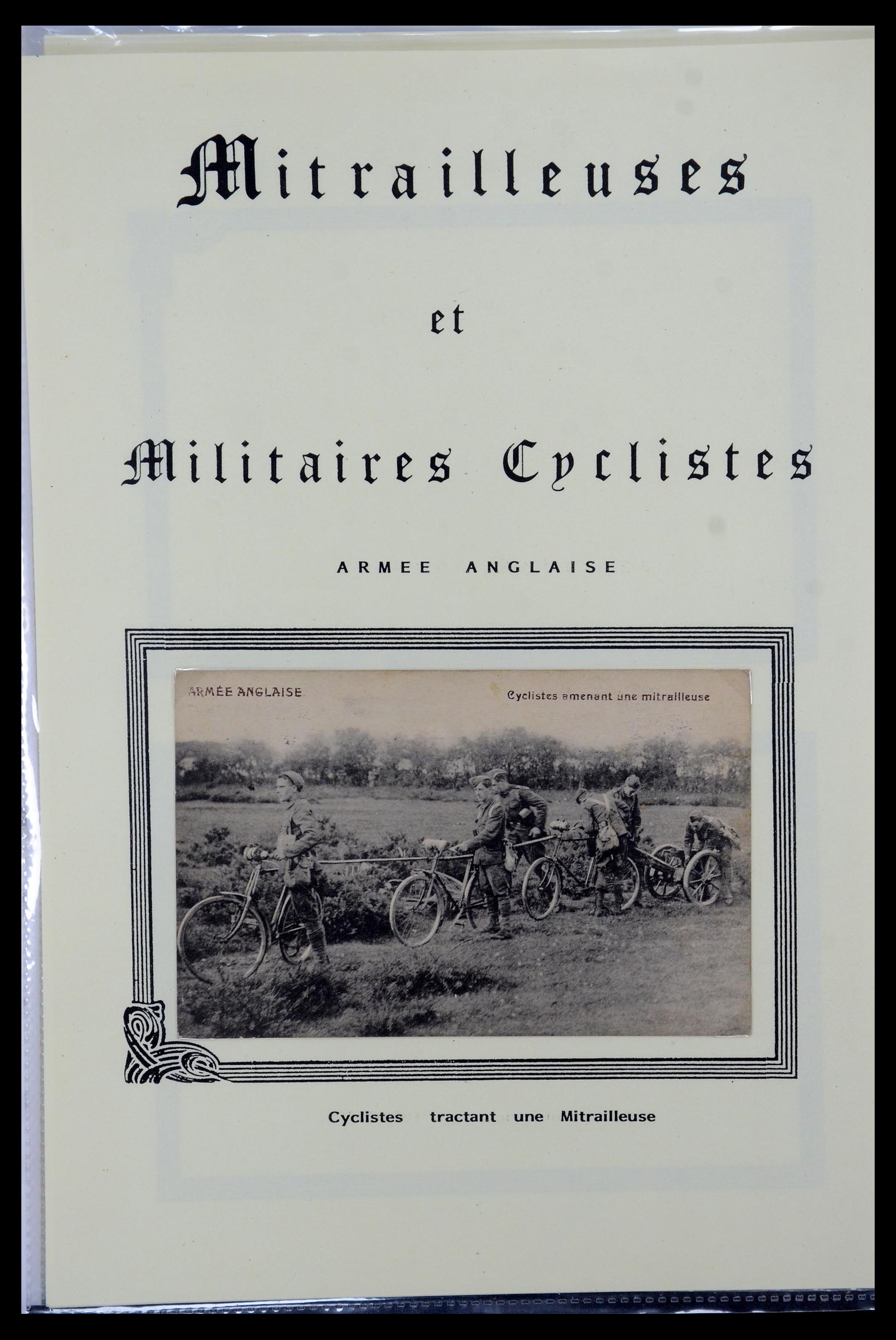 35569 009 - Postzegelverzameling 35569 Motief fietsen 1914-1918.
