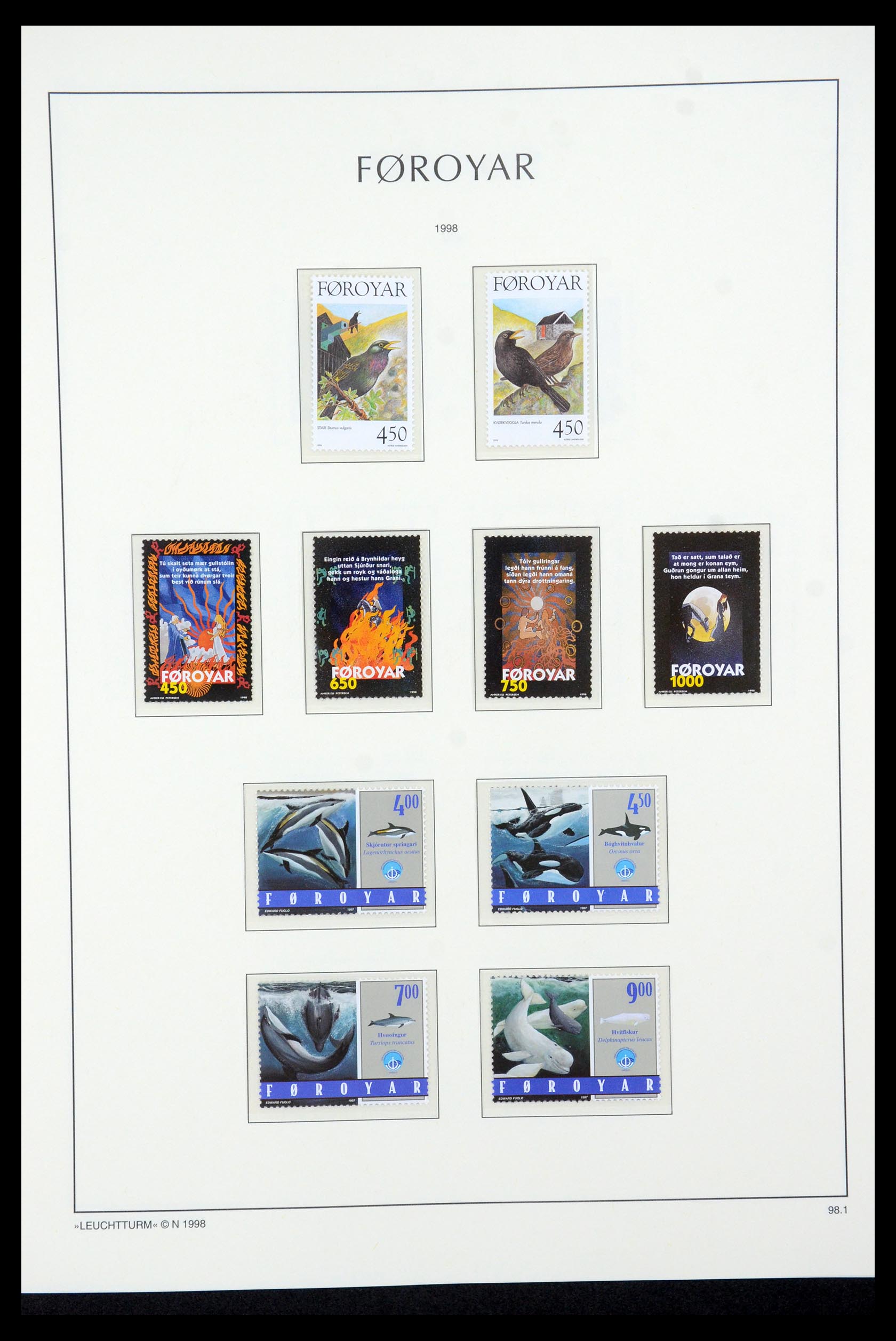 35581 036 - Postzegelverzameling 35581 Faeroer 1975-2007.